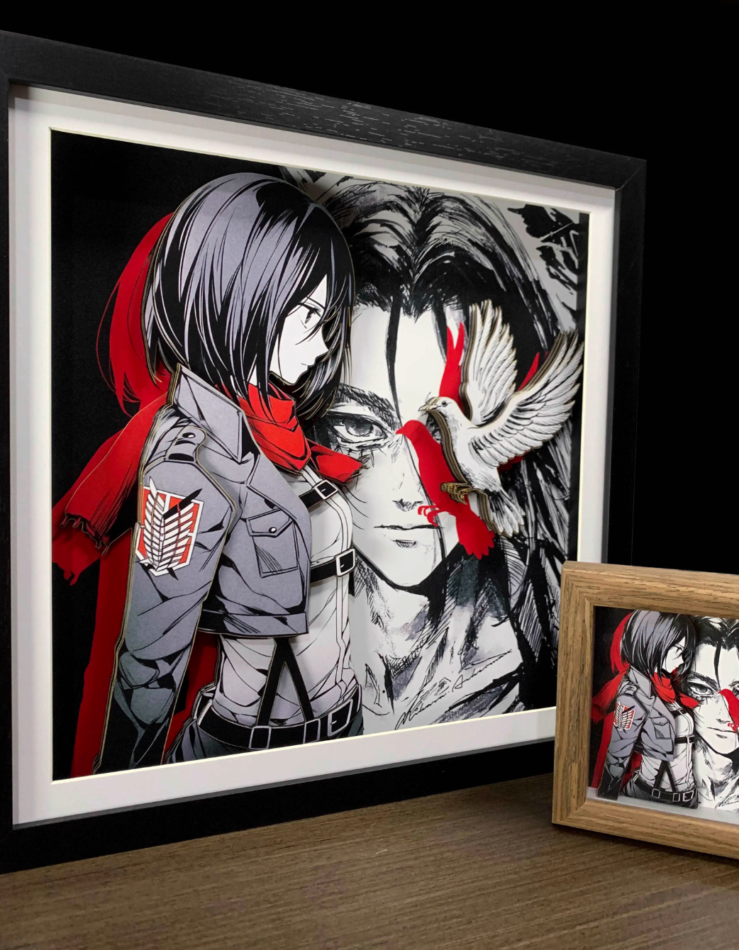 【In stock】Decorative Painting of Mikasa-Attack on Titan-MOMO Studio
