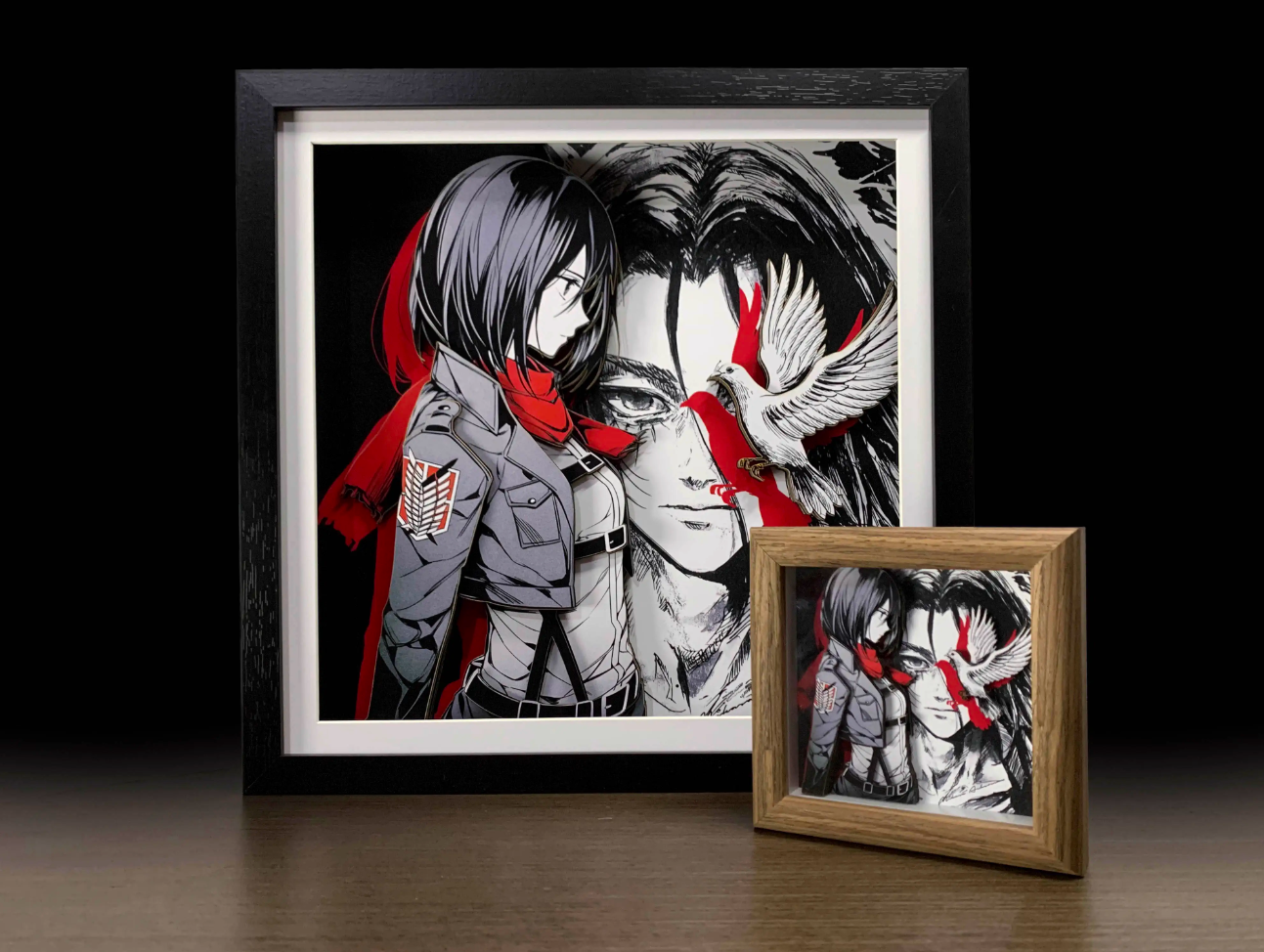 【In stock】Decorative Painting of Mikasa-Attack on Titan-MOMO Studio