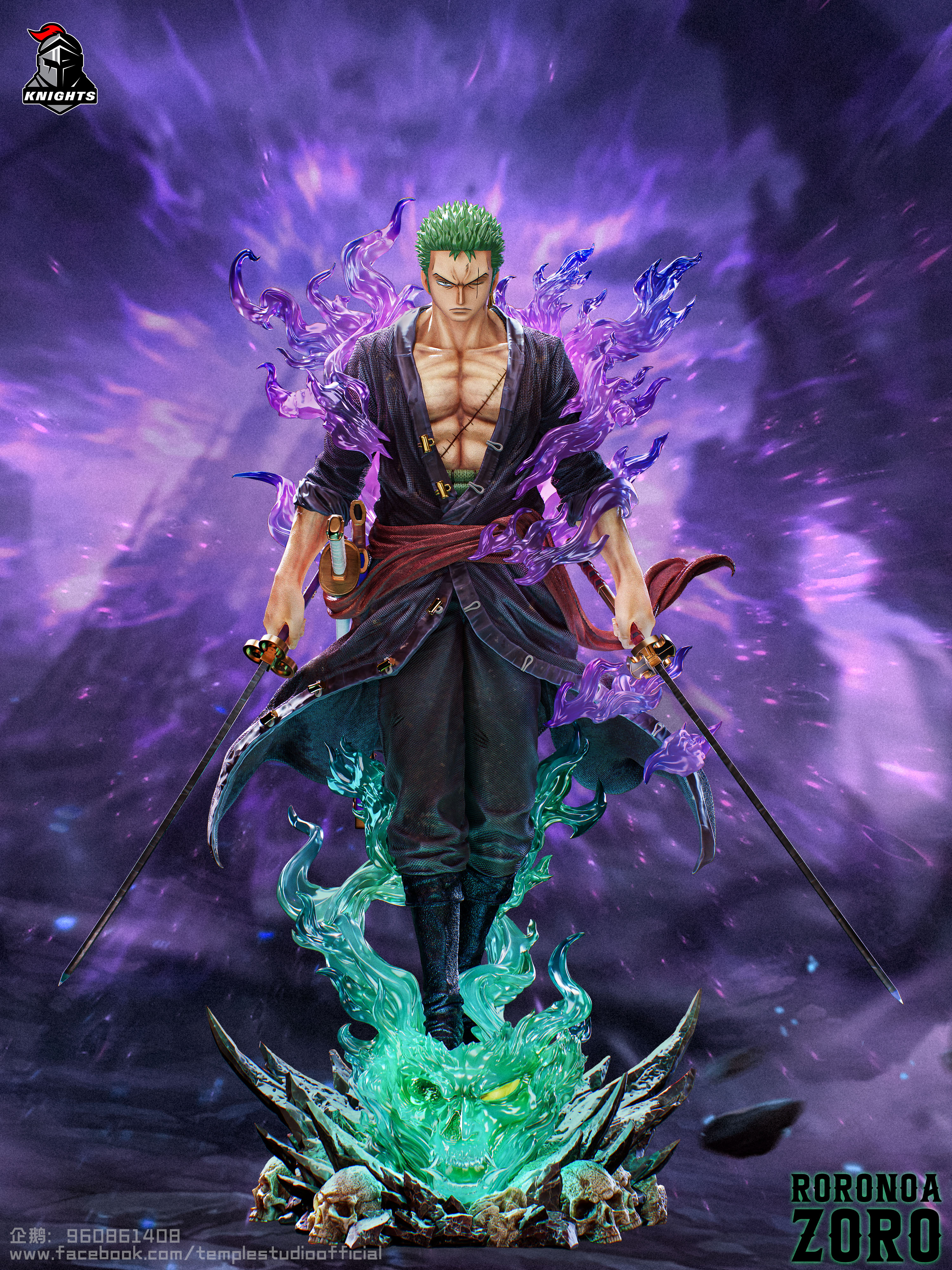 【Pre-sale】1/2, 1/4 & 1/6 Scale NO: 05 Roronoa Zoro-Temple Studio