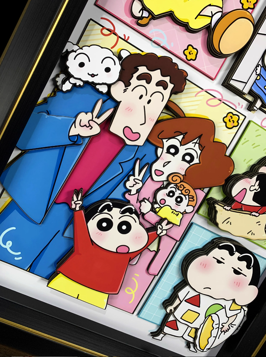 【In stock】Decorative Painting of 野原 しんのすけ-Crayon Shin-MOMO Studio