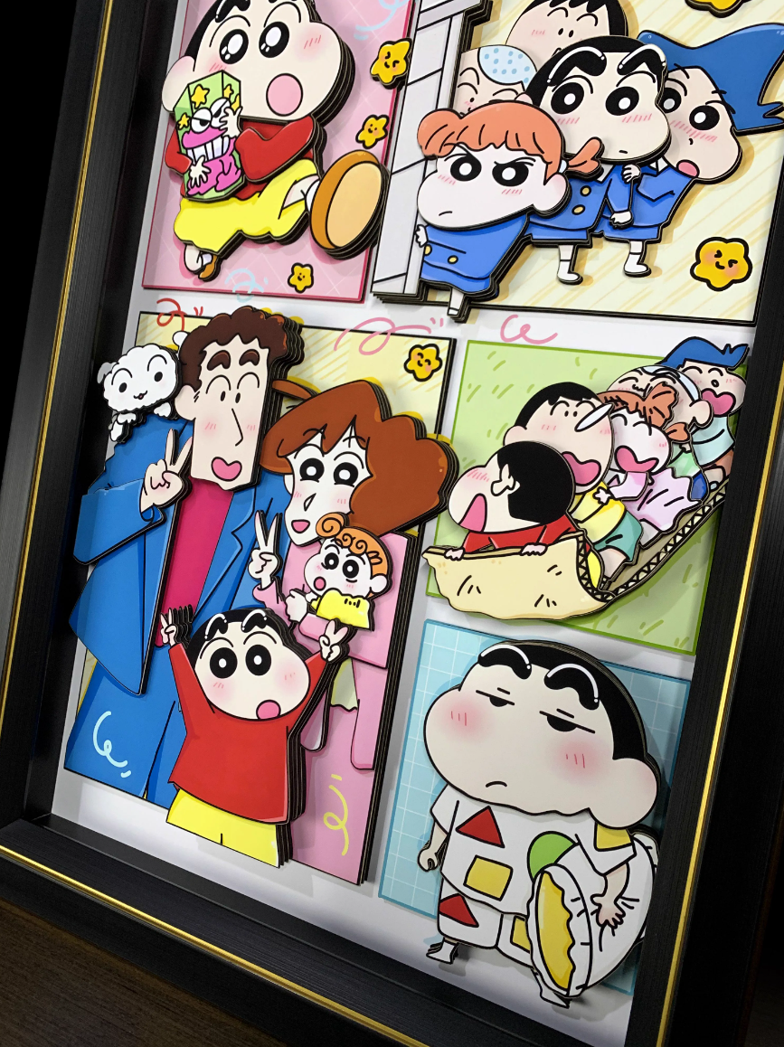 【In stock】Decorative Painting of 野原 しんのすけ-Crayon Shin-MOMO Studio