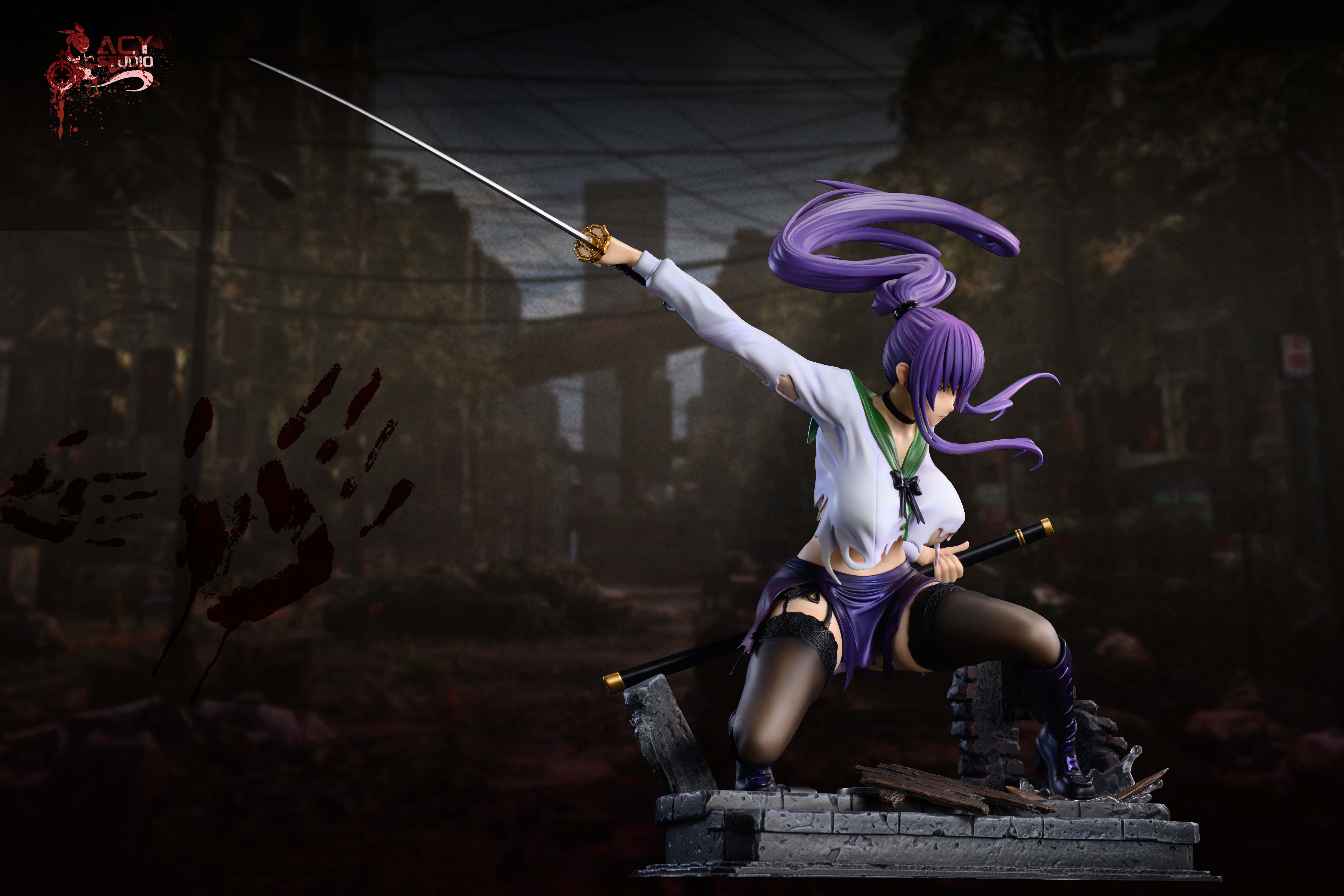 【Sold out】1/4 Scale Busujima Saeko-HIGHSCHOOL OF THE DEAD-Acy Studio