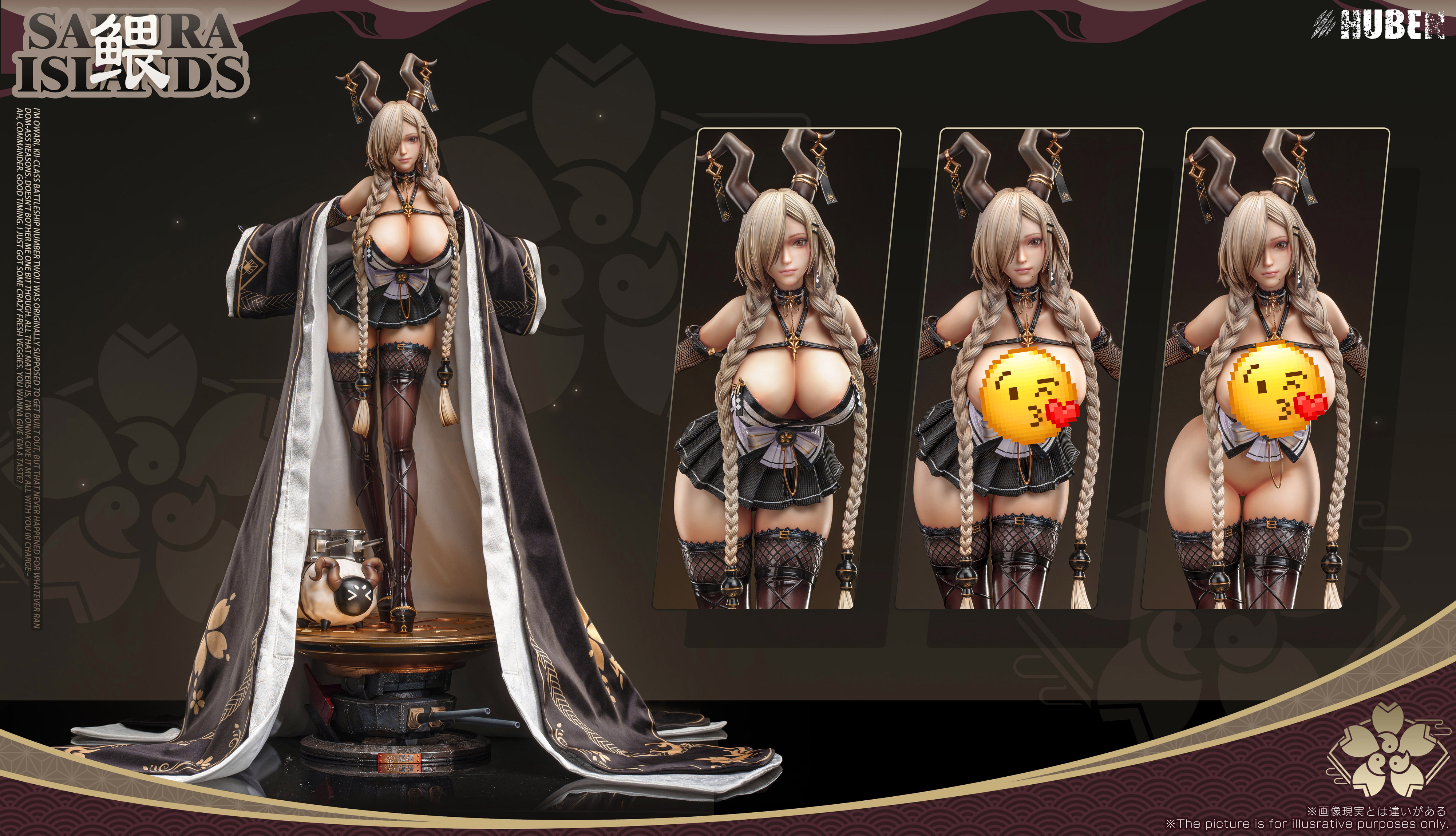 【Pre-sale】1/4 Scale Wei Zhang-Azur Lane-HuBen Studio