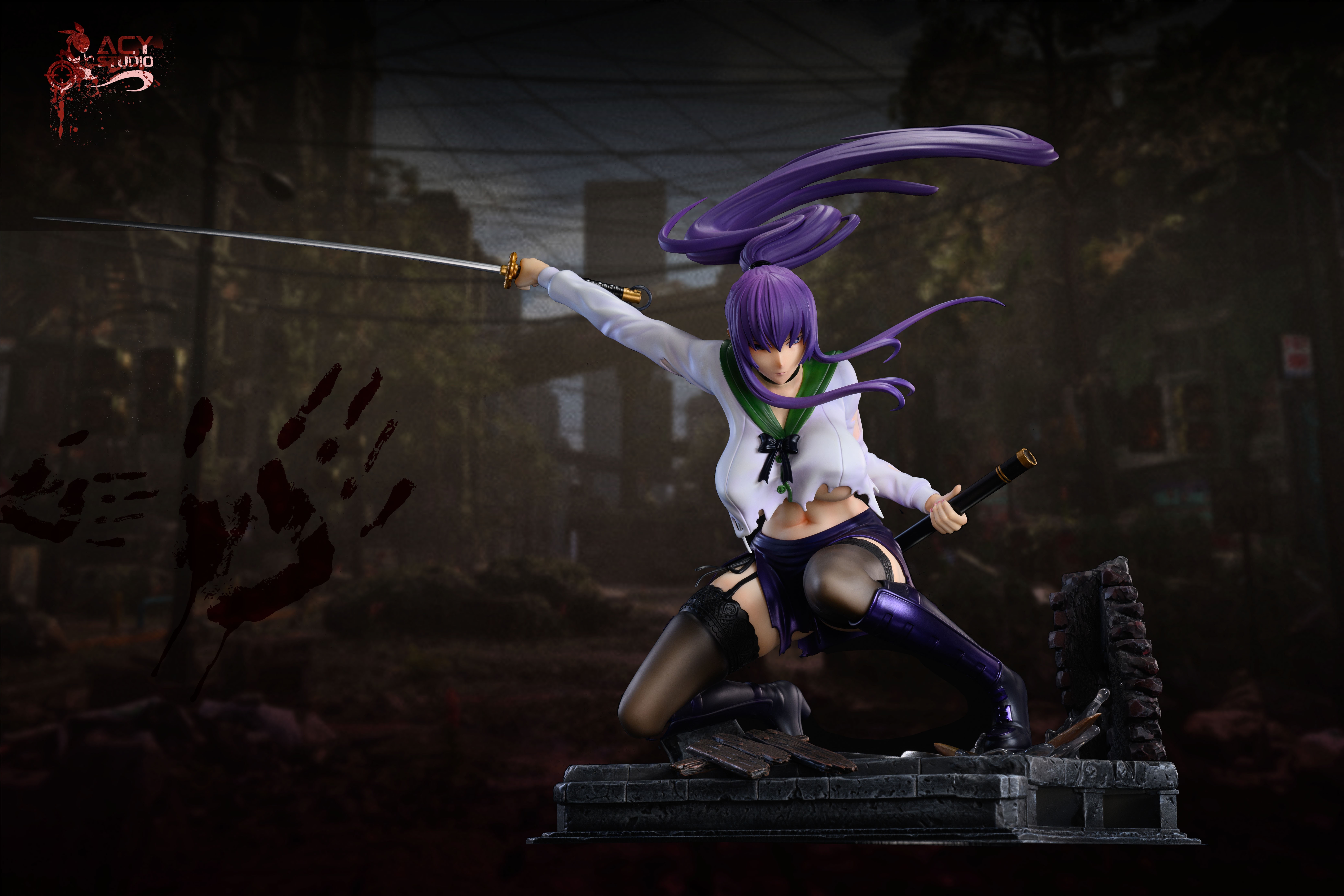 【Sold out】1/4 Scale Busujima Saeko-HIGHSCHOOL OF THE DEAD-Acy Studio