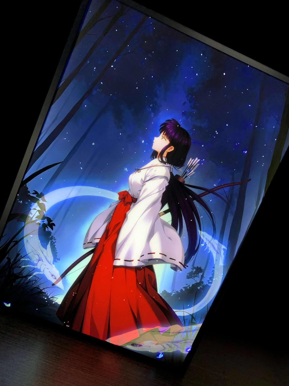 【In stock】Decorative Painting of Kikyō-Inuyasha-MOMO Studio