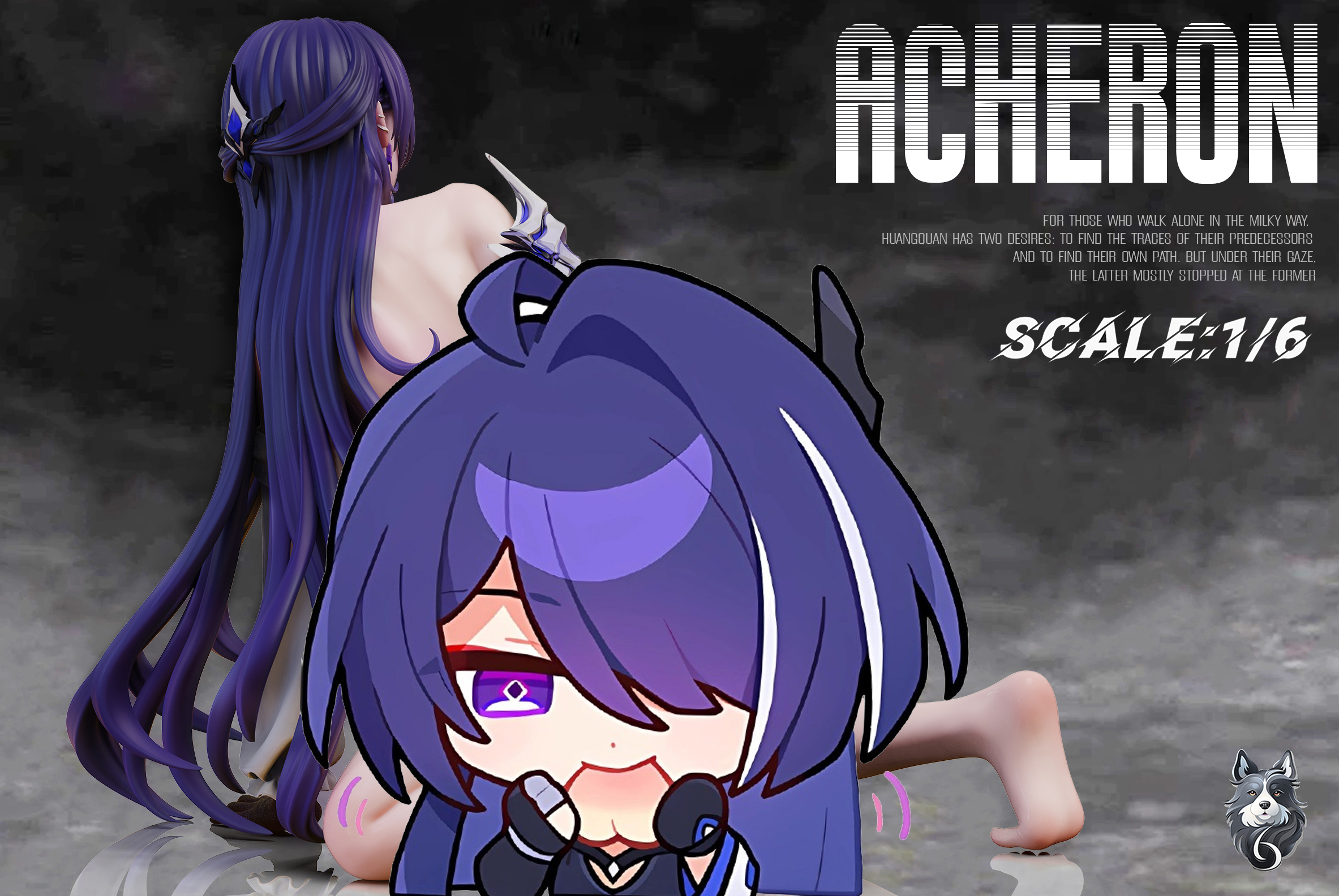 【Pre-sale】1/6 Scale Acheron-Honkai: Star Rail-YOYODOG Studio