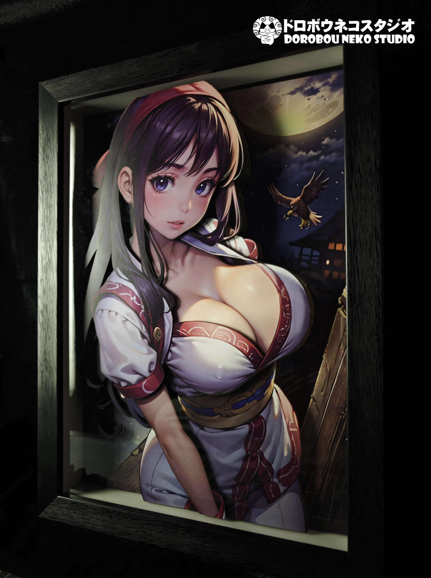 【In stock】DSMG-089 Decorative Painting of Nako Ruru-Samurai Shodown / Samurai Spirits-Dorobou Neko Studio