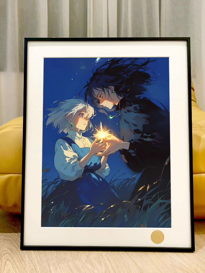 【Pre-sale】Decorative Painting of Howl & Sophie-Howl's Moving Castle-XingKong Studio