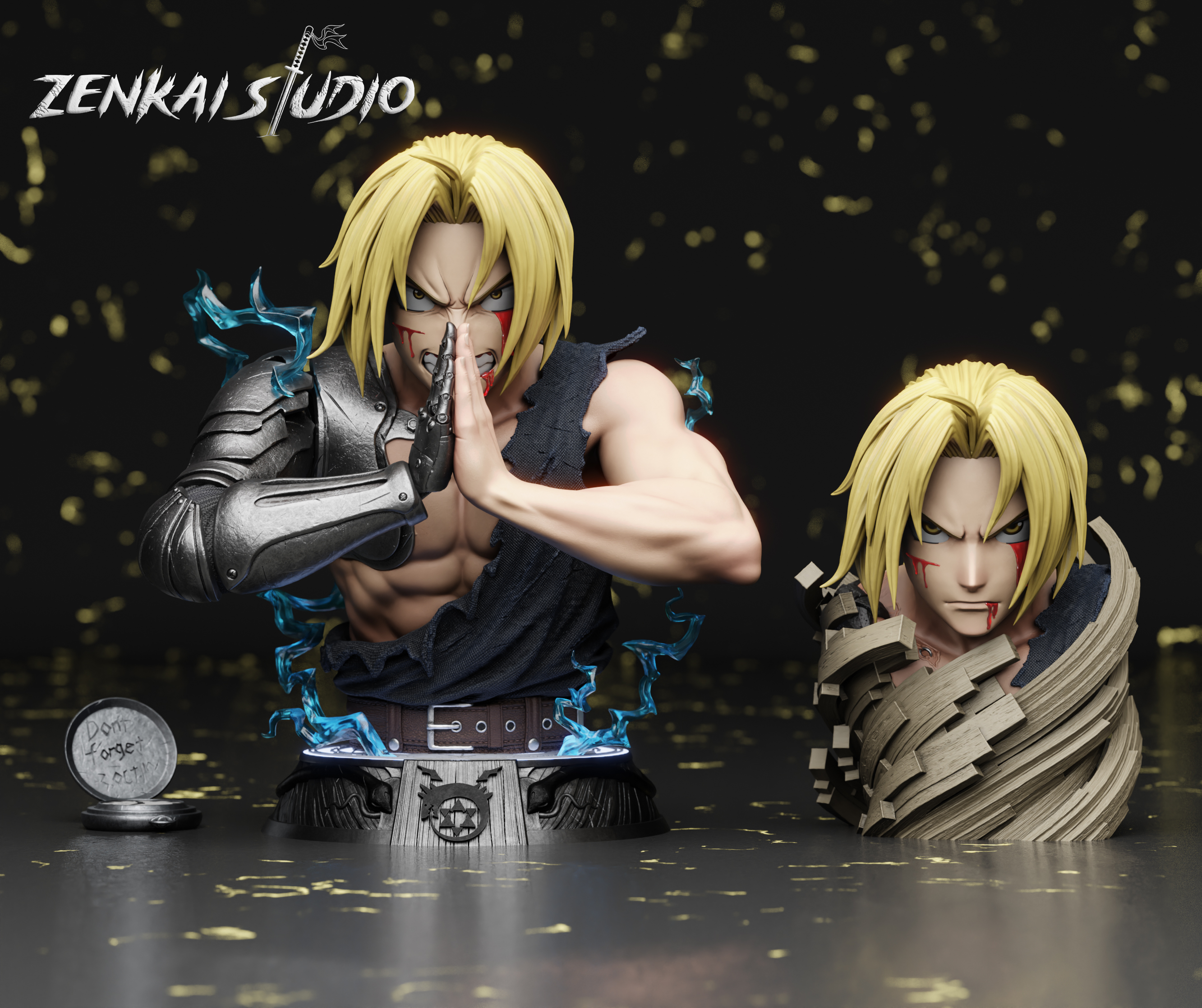 【Sold out】1/1 Scale Bust of Brotherhood Edward Elric-Fullmetal Alchemist-Zenkai Studio