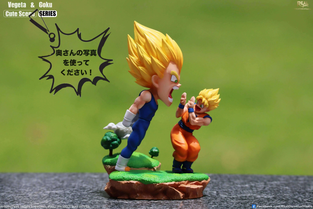 【Pre-sale】Vegeta Roaring Son Goku-Real Creation Studio