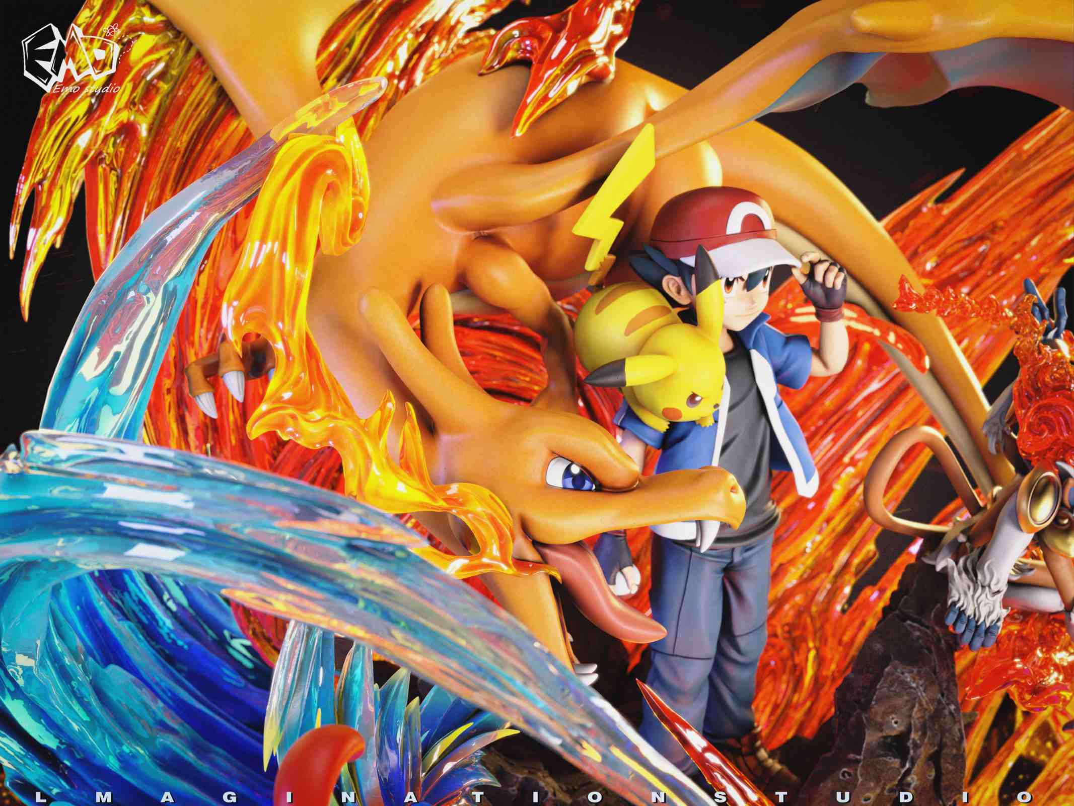 【Sold out】Graduation Statue Series 001 Ash Ketchum with LED-Pokemon-EMO Studio