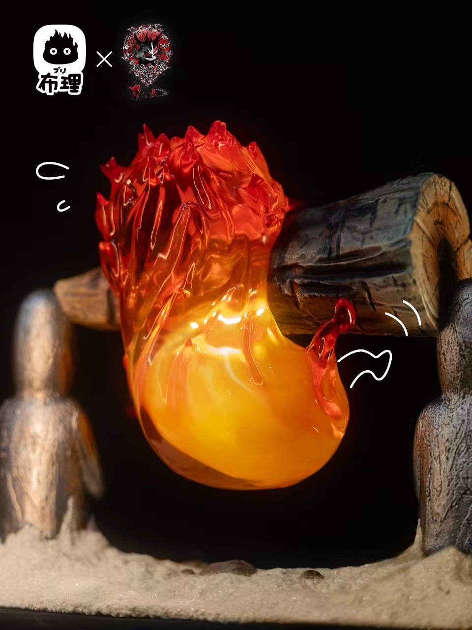 【Sold out】Fiery Heart Guardian-Calcifer Night Stand-Studio Ghibli-Buri Studio X Weare A Design