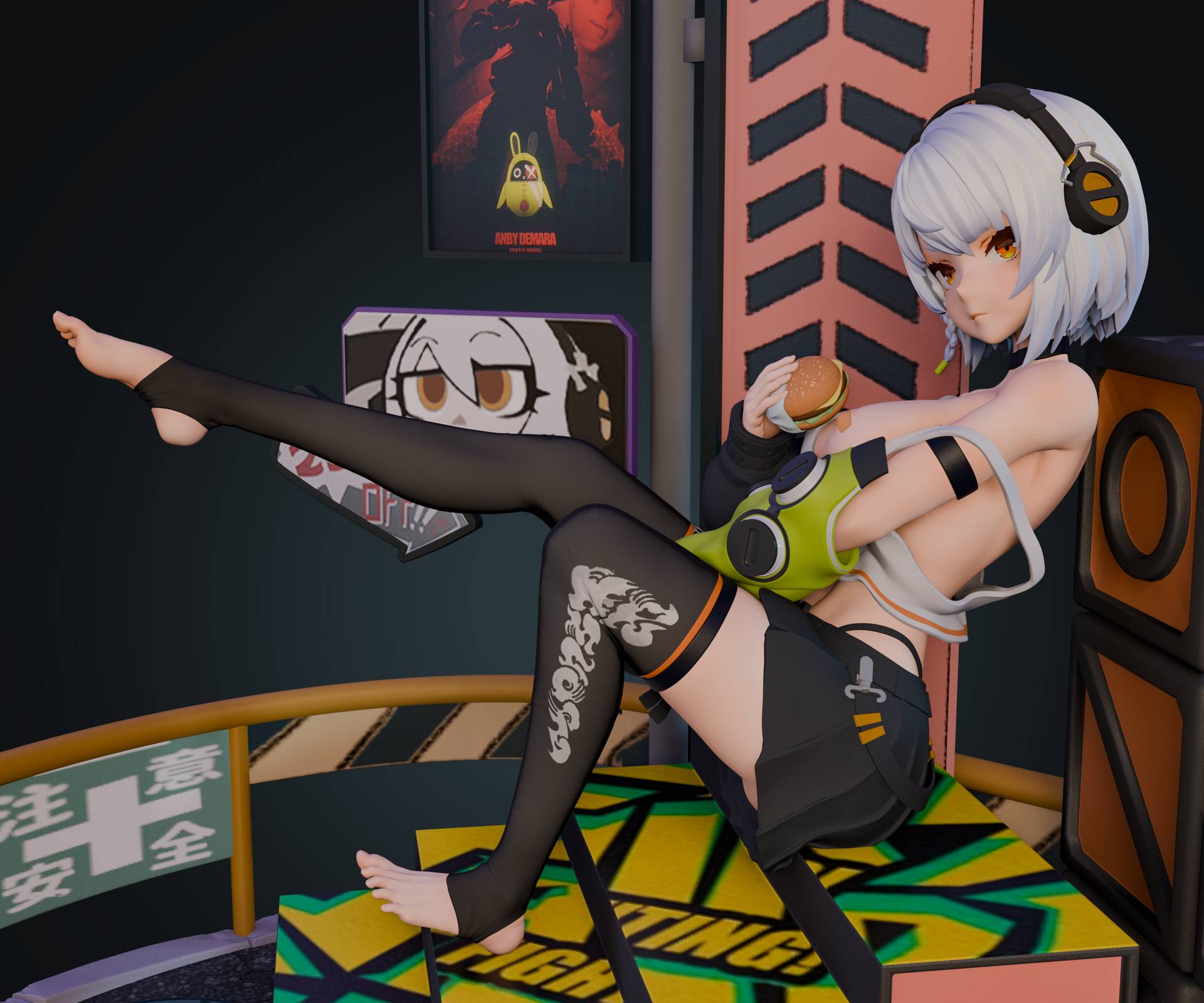 【Pre-sale】1/6 Scale Anby Demara with LED-Zenless Zone Zero-MIYIN Studio