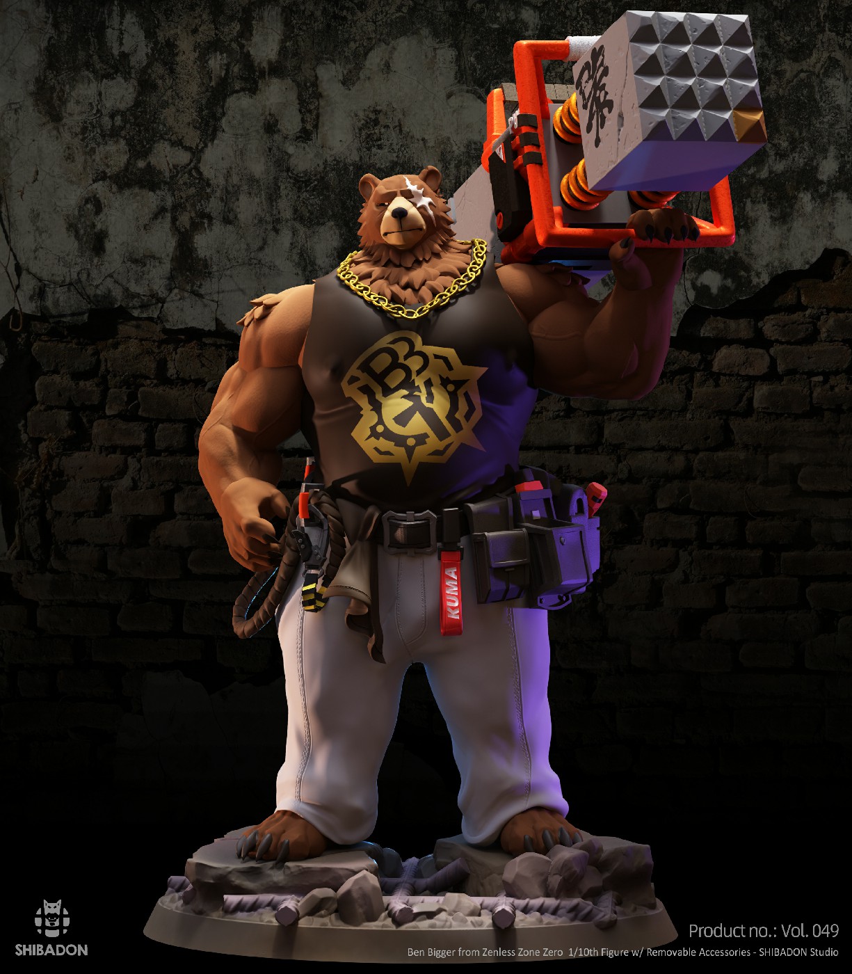 【Sold out】1/10 Scale Ben Bigger-Zenless Zone Zero-Shibadon Studio