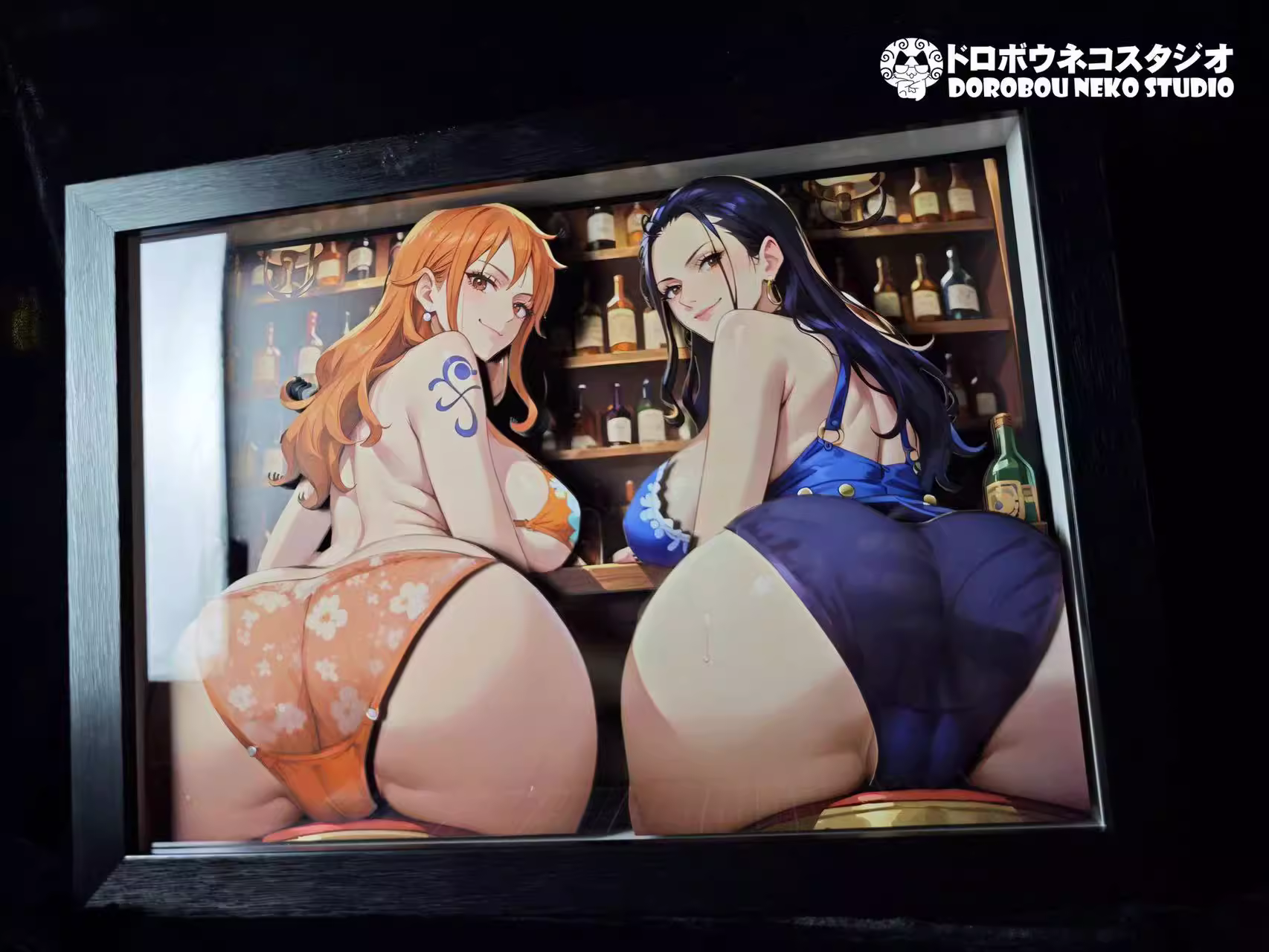 【In stock】DSMP-004 Decorative Painting of Nami & Robin-Dorobou Neko Studio