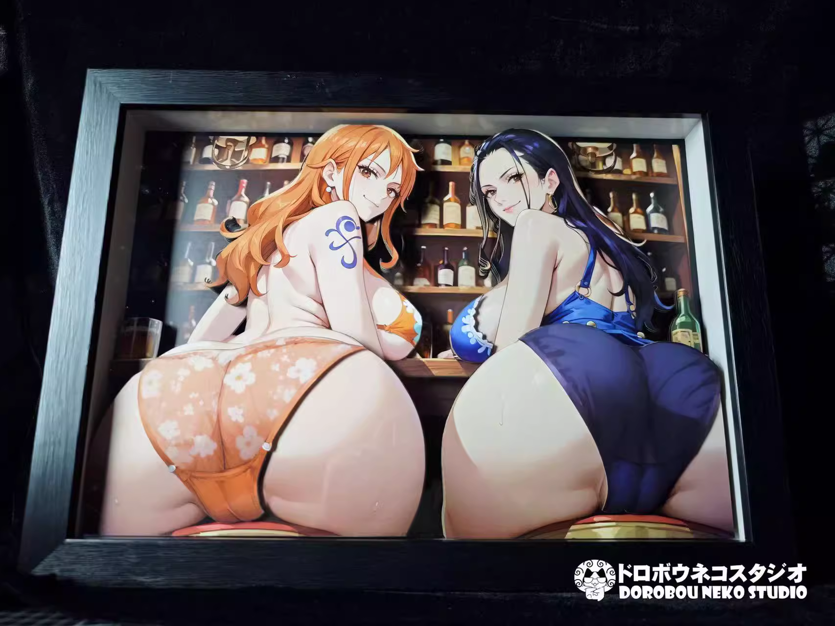 【In stock】DSMP-004 Decorative Painting of Nami & Robin-Dorobou Neko Studio