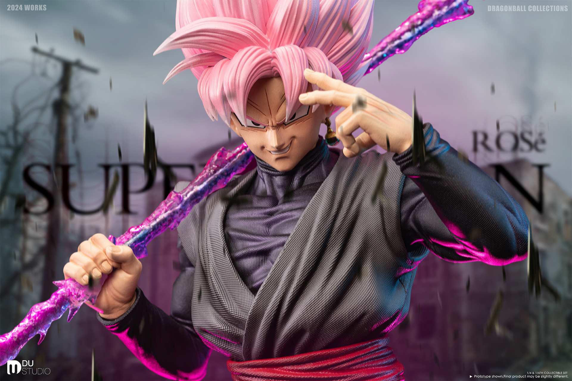 【Pre-sale】1/6 & 1/4 Scale Super Saiyan Rosé with LED-Du-Studio