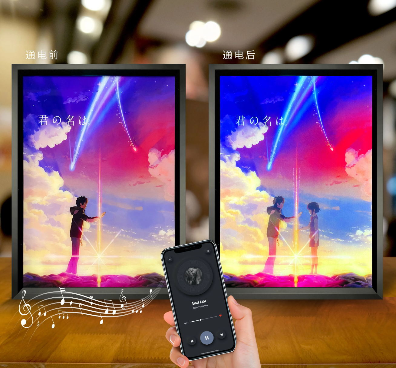 【In stock】Decorative Painting of Tachibana Taki & Miyamizu Mitsuha-Your Name-MOMO Studio