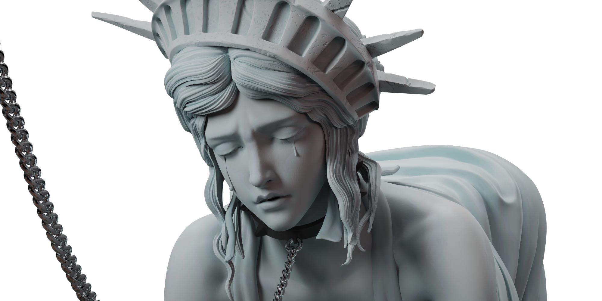 【Pre-sale】1/7 Scale The Enslaved Statue of Liberty-Other series-Watermelon Studio