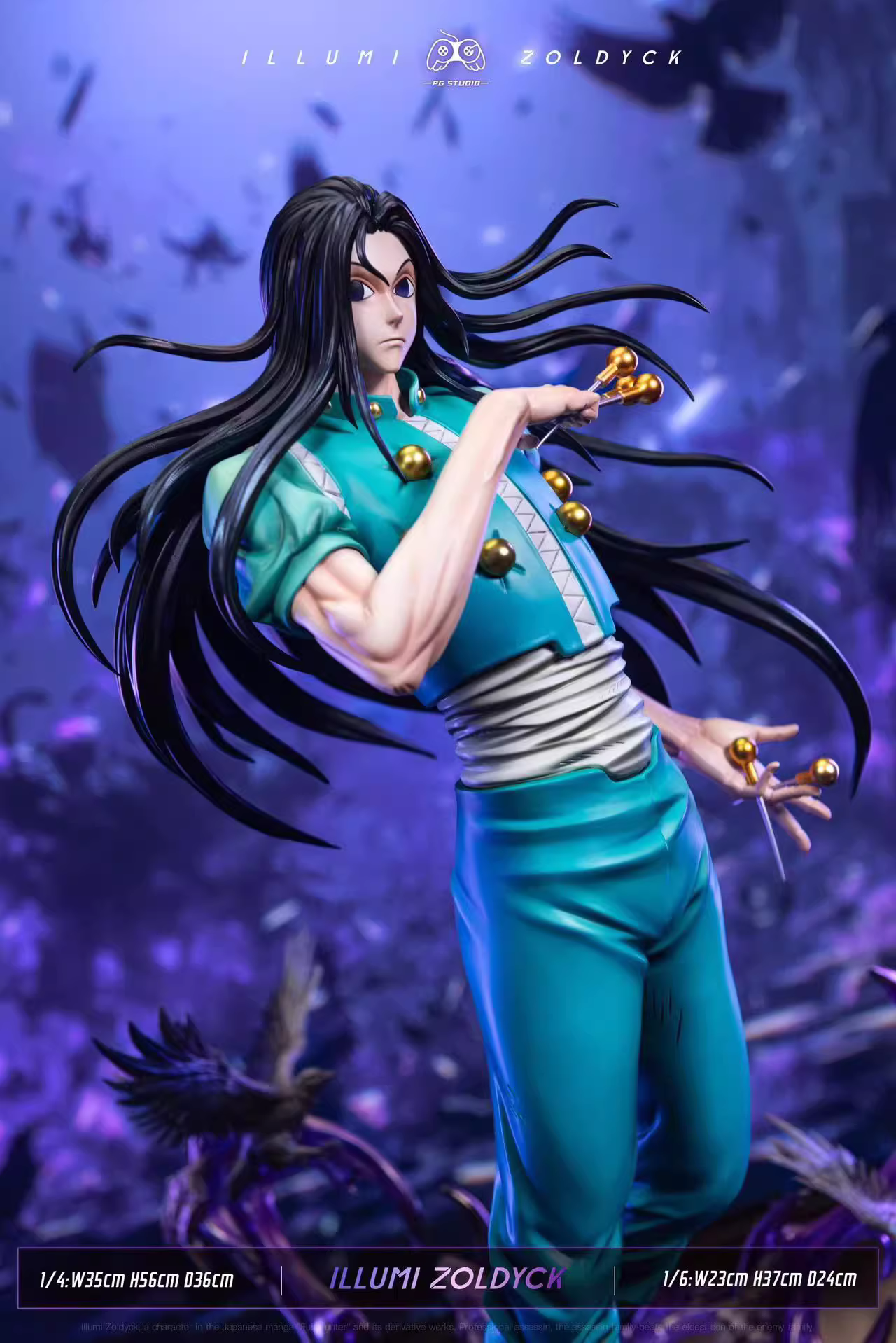 【Sold out】1/4 & 1/6 Scale 03 Illumi Zoldyck-HUNTER×HUNTER-PG Studio