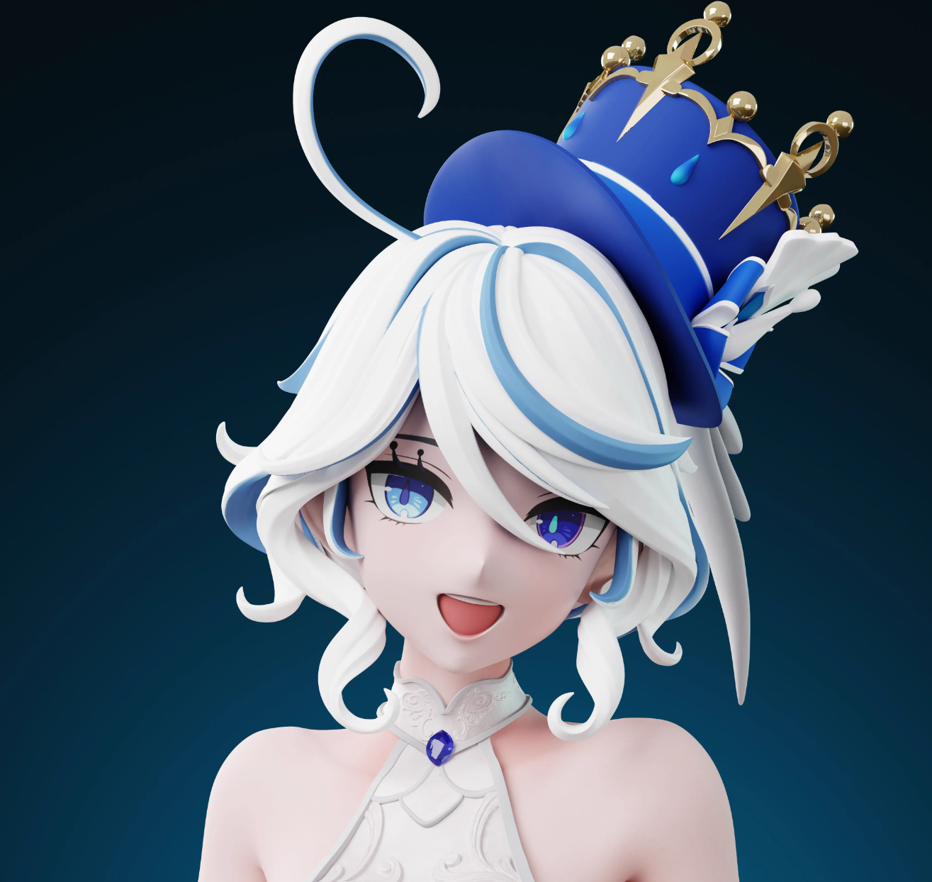 【Pre-sale】1/6 Scale Furina-Genshin Impact-Aquatic elf Studio