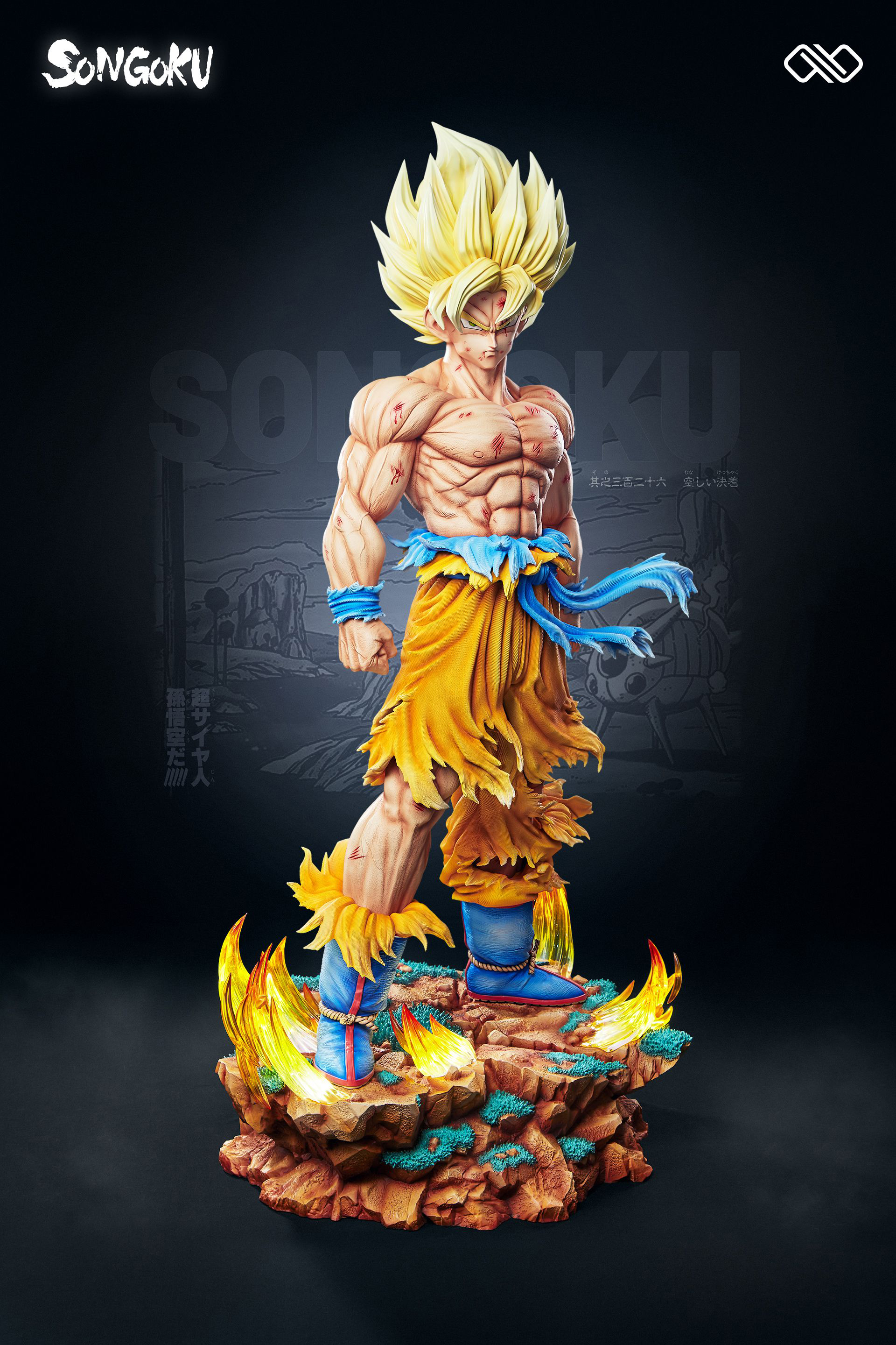 【Pre-sale】1/6 & 1/4 & 1/2 Scale First Meet Super Saiyan Son Goku-∞ Studio