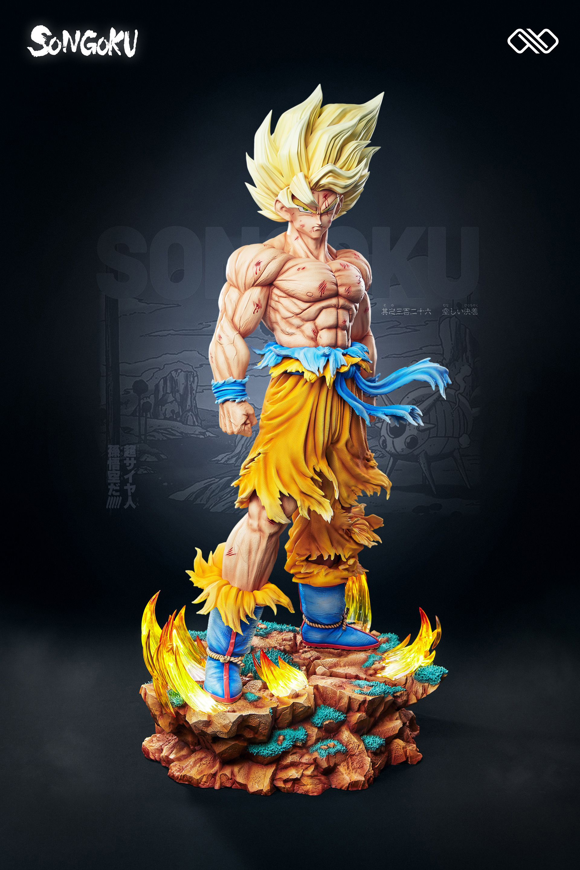 【Pre-sale】1/6 & 1/4 & 1/2 Scale First Meet Super Saiyan Son Goku-∞ Studio