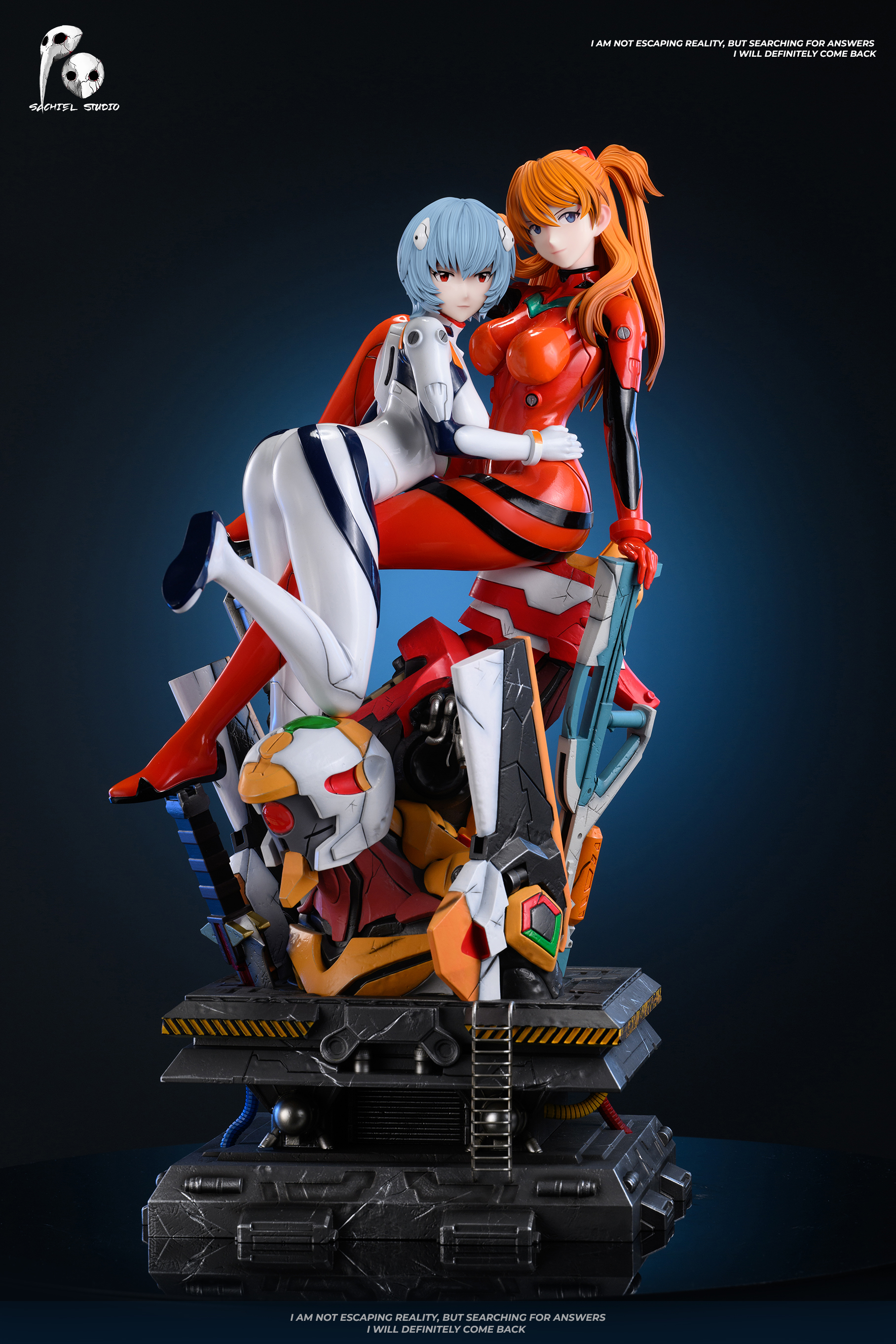 【Pre-sale】1/4 Scale Asuka Langley Soryu & Ayanami Rei-EVA-SACHIEL STUDIO