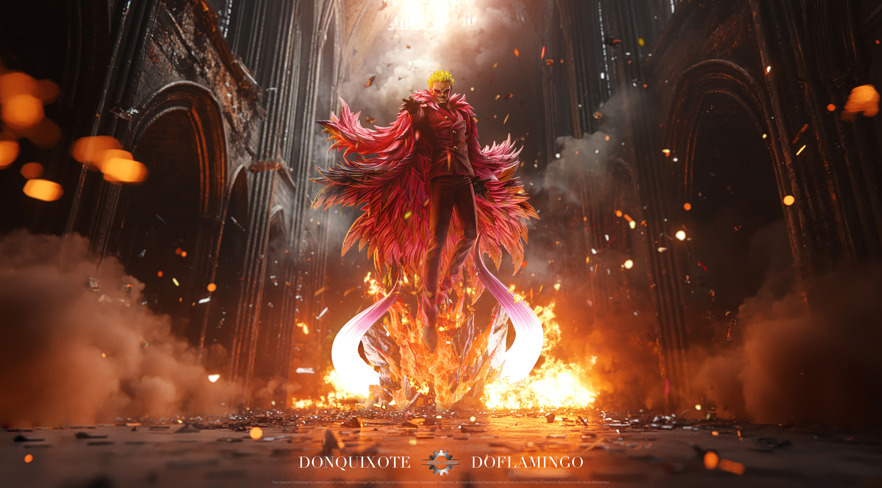 【Sold out】POP Scale Holy Bullet Donquixote Doflamingo with LED-Reset Studio