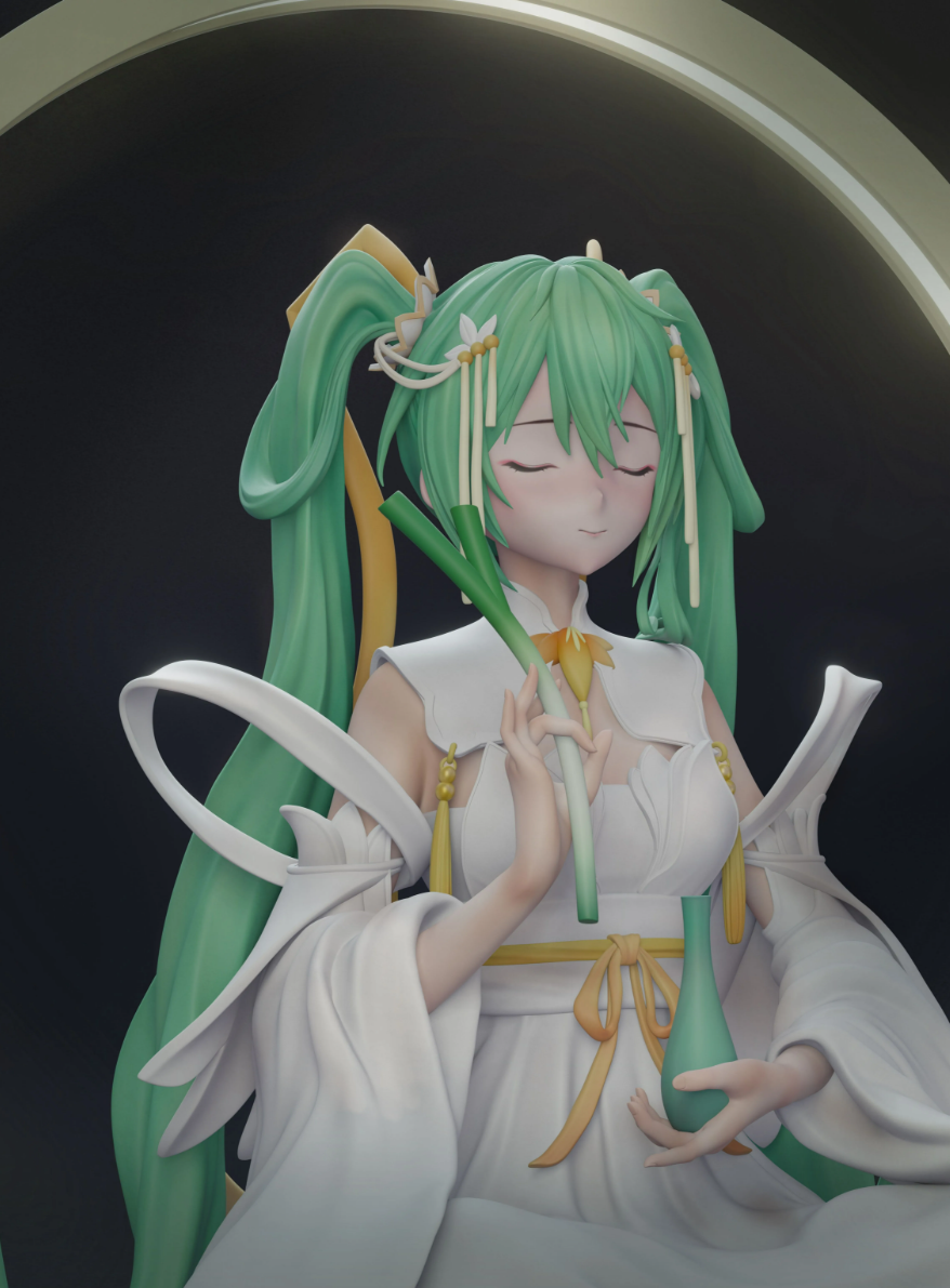 【Pre-sale】1/6 Scale Guanyin Hatsune Miku-VOCALOID-ChaoShe Studio