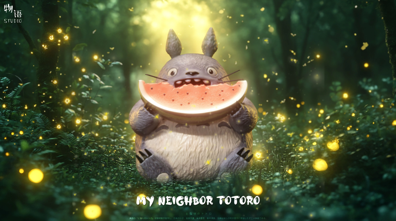 【Pre-sale】Watermelon Totoro-My Neighbor Totoro-WuYu Studio