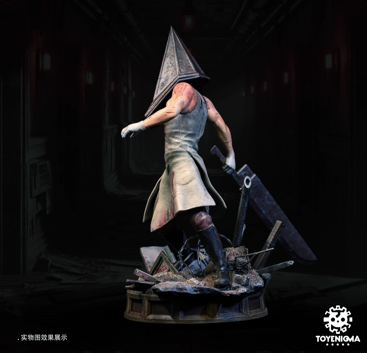 【Sold out】1/6 Scale RED PYRAMID THING Pyramid Head-Silent Hill-Toy Enigma Studio (TE Studio)