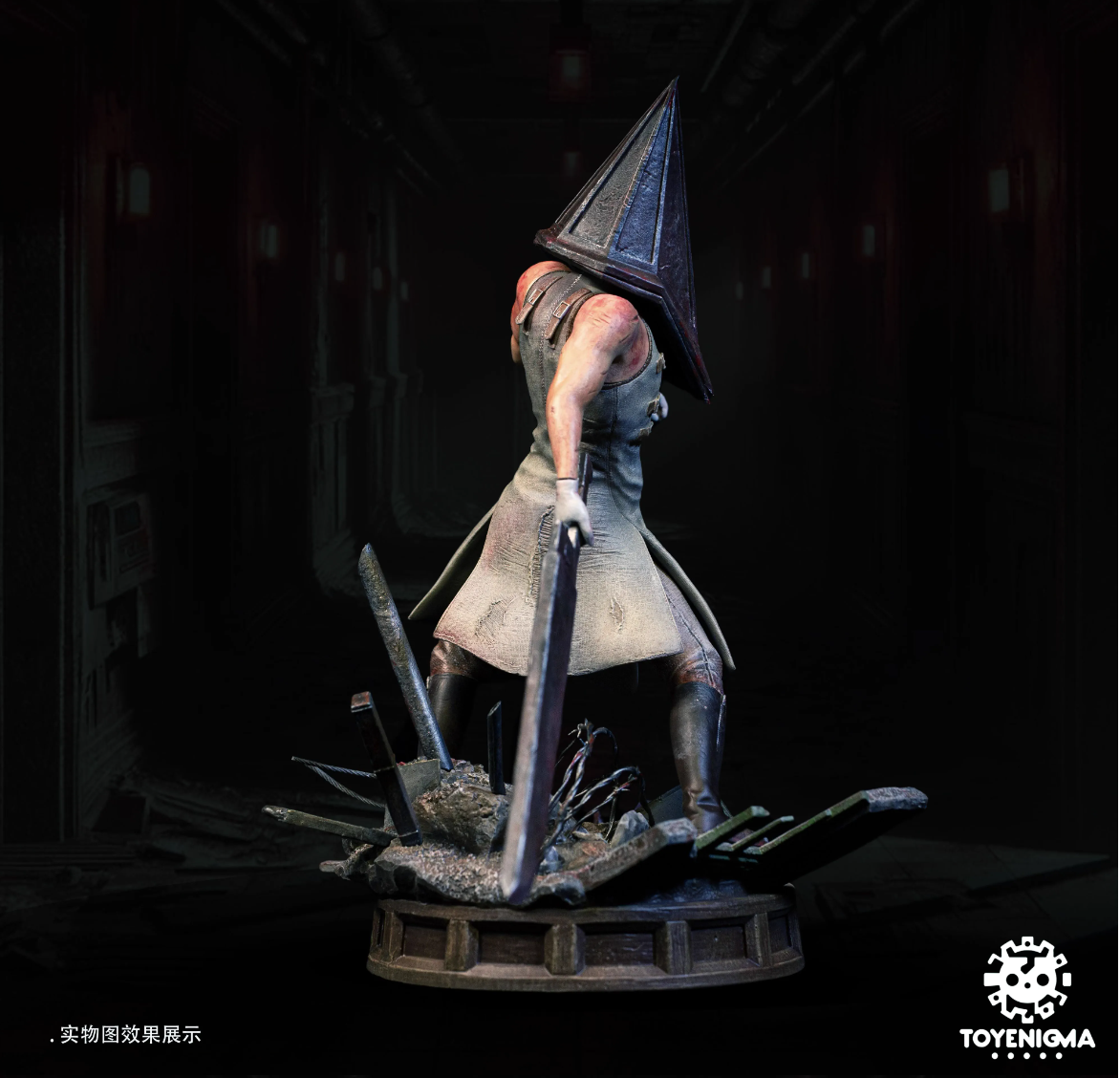 【Sold out】1/6 Scale RED PYRAMID THING Pyramid Head-Silent Hill-Toy Enigma Studio (TE Studio)