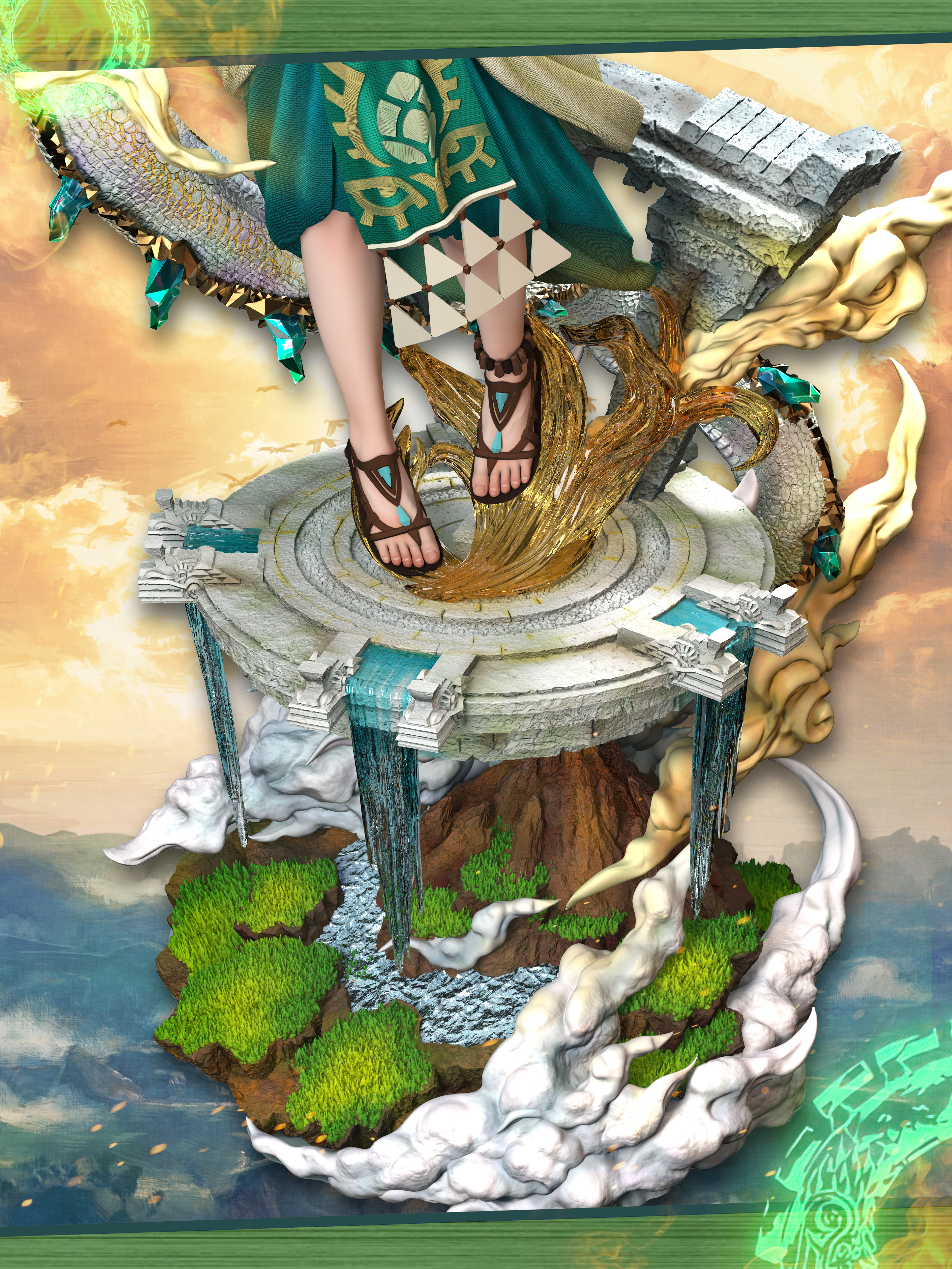 【Pre-sale】1/6 & 1/4 Scale Princess Zelda-The Legend of Zelda-hero belief X hunter fan Studios