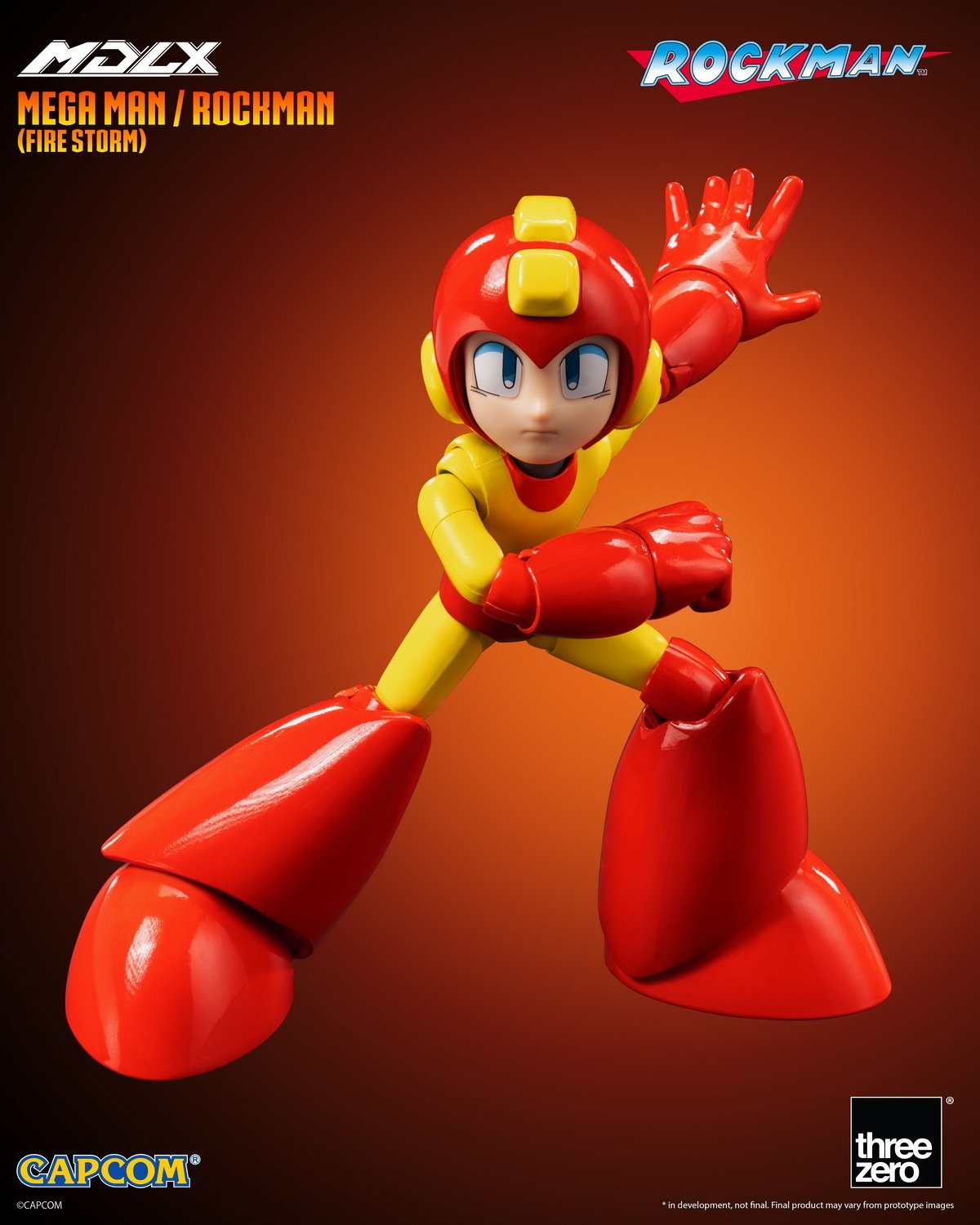 【Pre-sale】Movable Mega Man/Rockman (Fire Storm)-Mega Man-THREEZERO Studio