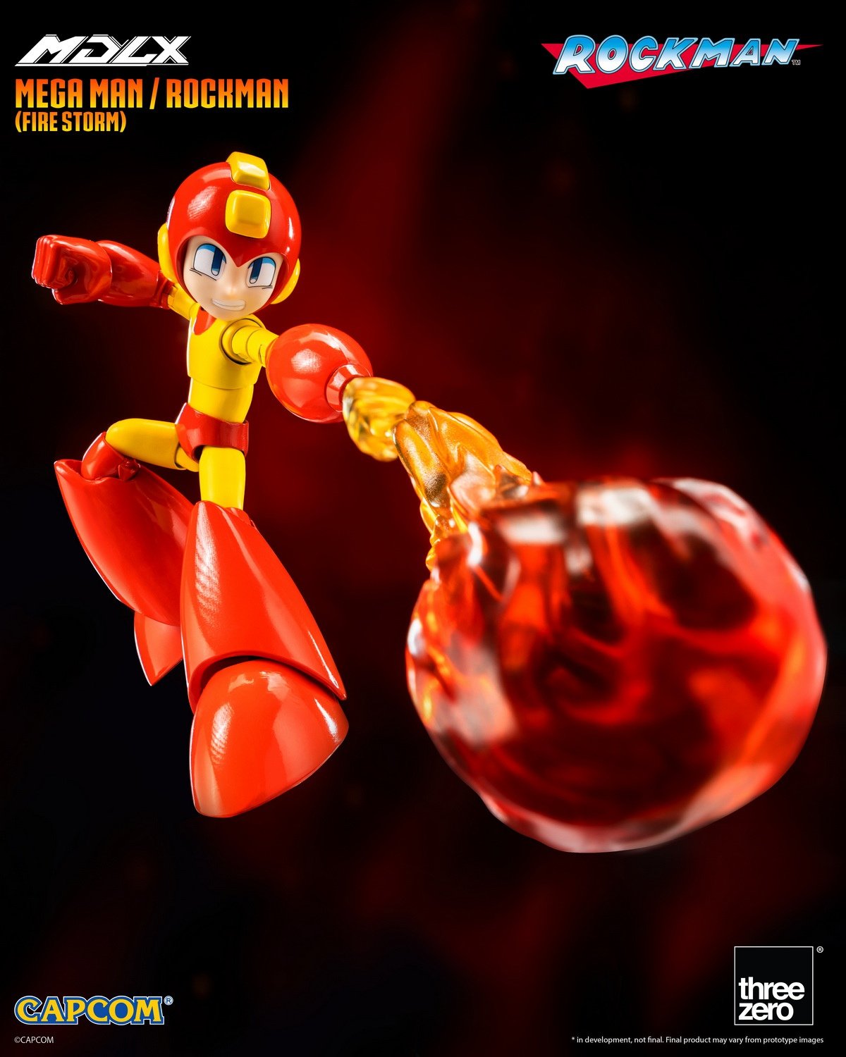 【Pre-sale】Movable Mega Man/Rockman (Fire Storm)-Mega Man-THREEZERO Studio