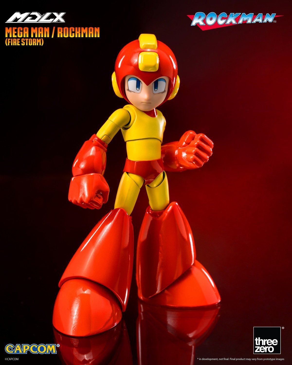【Pre-sale】Movable Mega Man/Rockman (Fire Storm)-Mega Man-THREEZERO Studio