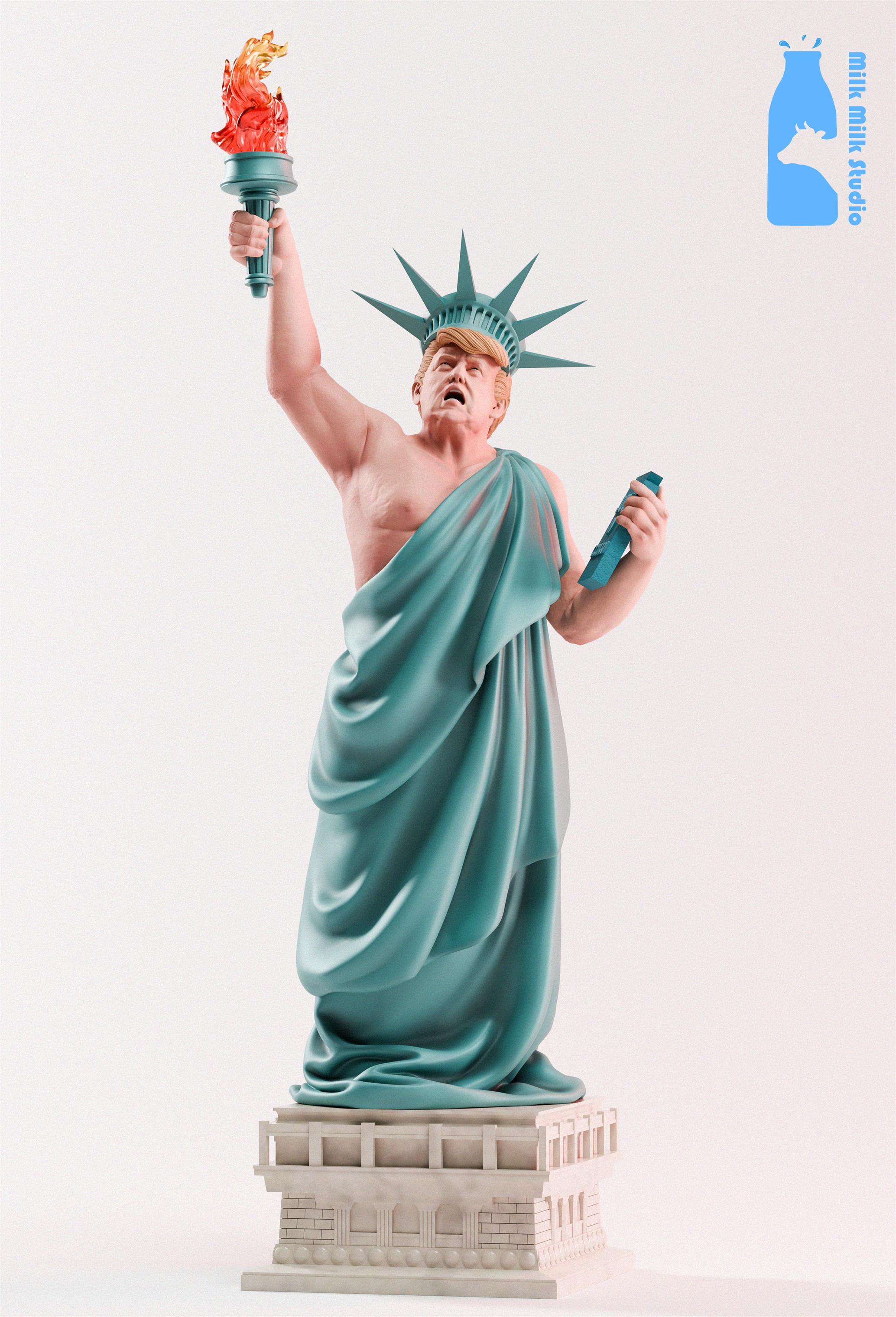 【Pre-sale】1/10 Scale Trump-Other series-Milk Milk Studio
