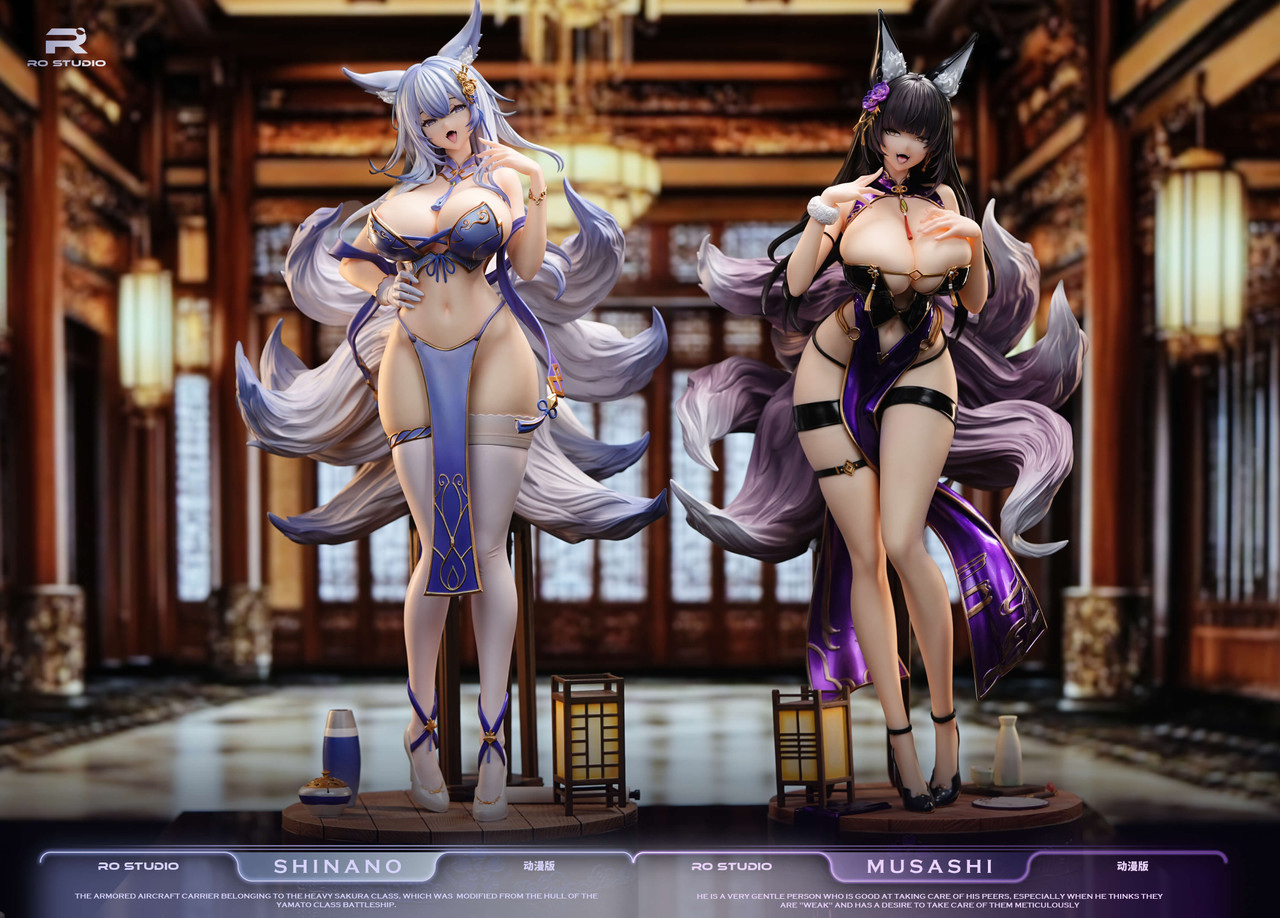【Sold out】1/4 Scale Shinano & Musashi-Azur Lane-RO Studio