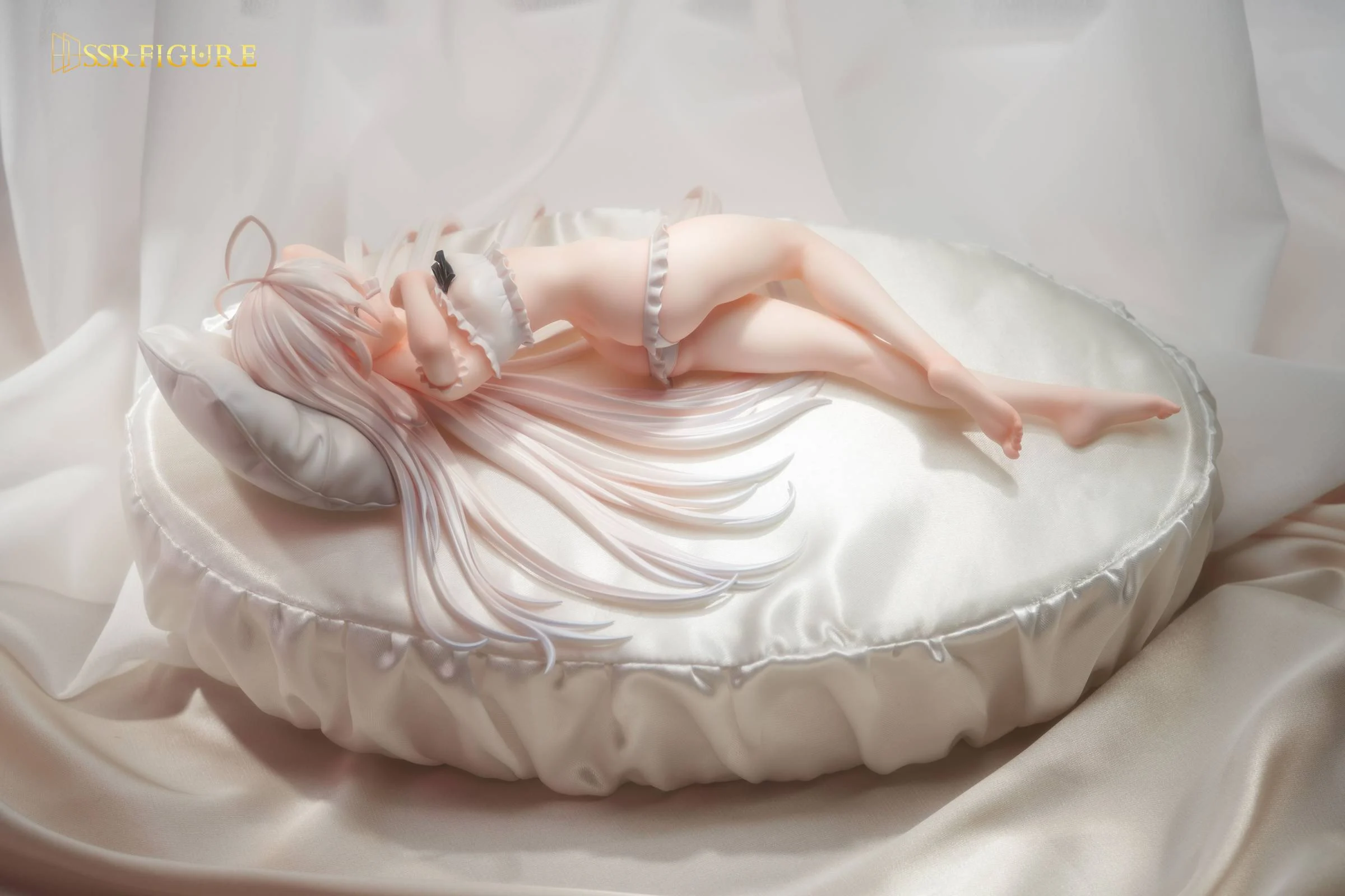【Pre-sale】1/7 Scale Wake Up White Hair Girl–Original Design–SSR Figure