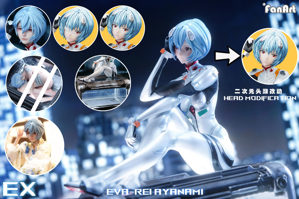【Pre-sale】1/4 Scale Ayanami Rei with LED-EVA-FanArt Studio