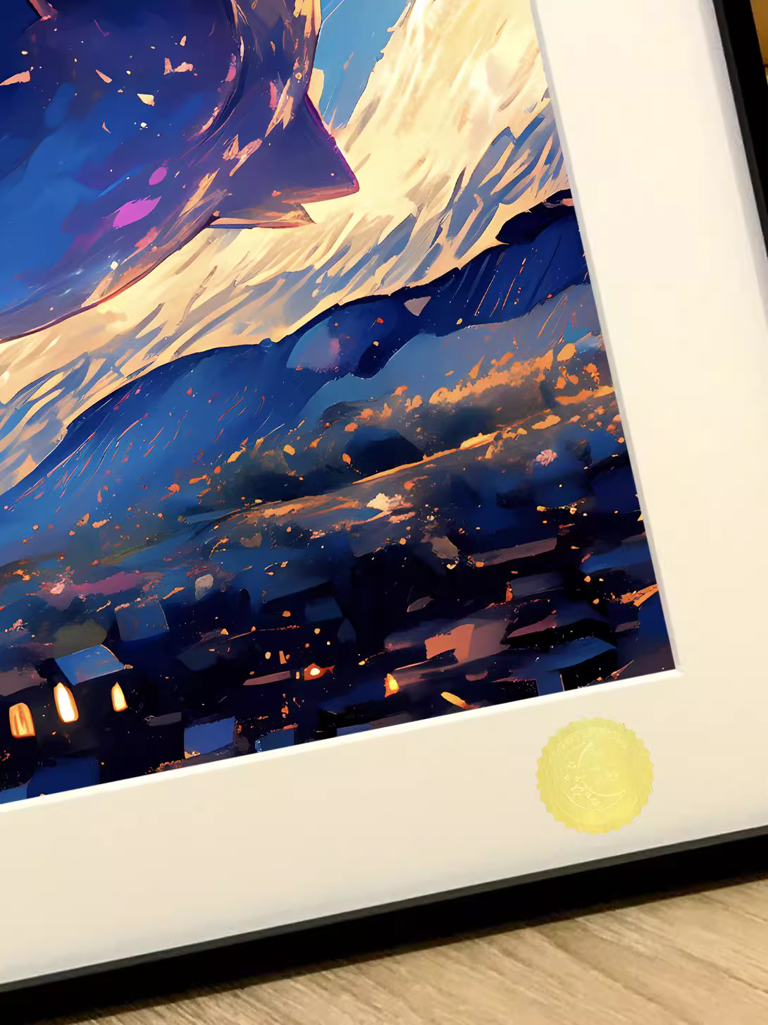 【Pre-sale】Decorative Painting of The Starry Night Gengar-Pokemon-XingKong Studio