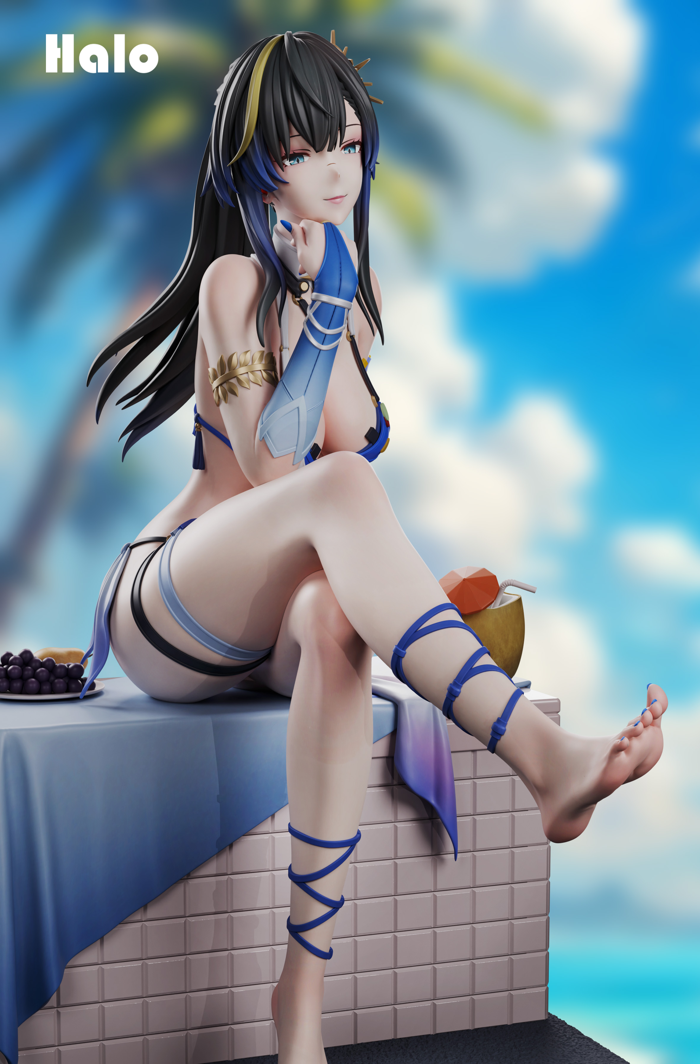 【Sold out】1/6 Scale Katya-Project Snow、snowbreak: Containment Zone-Halo studio