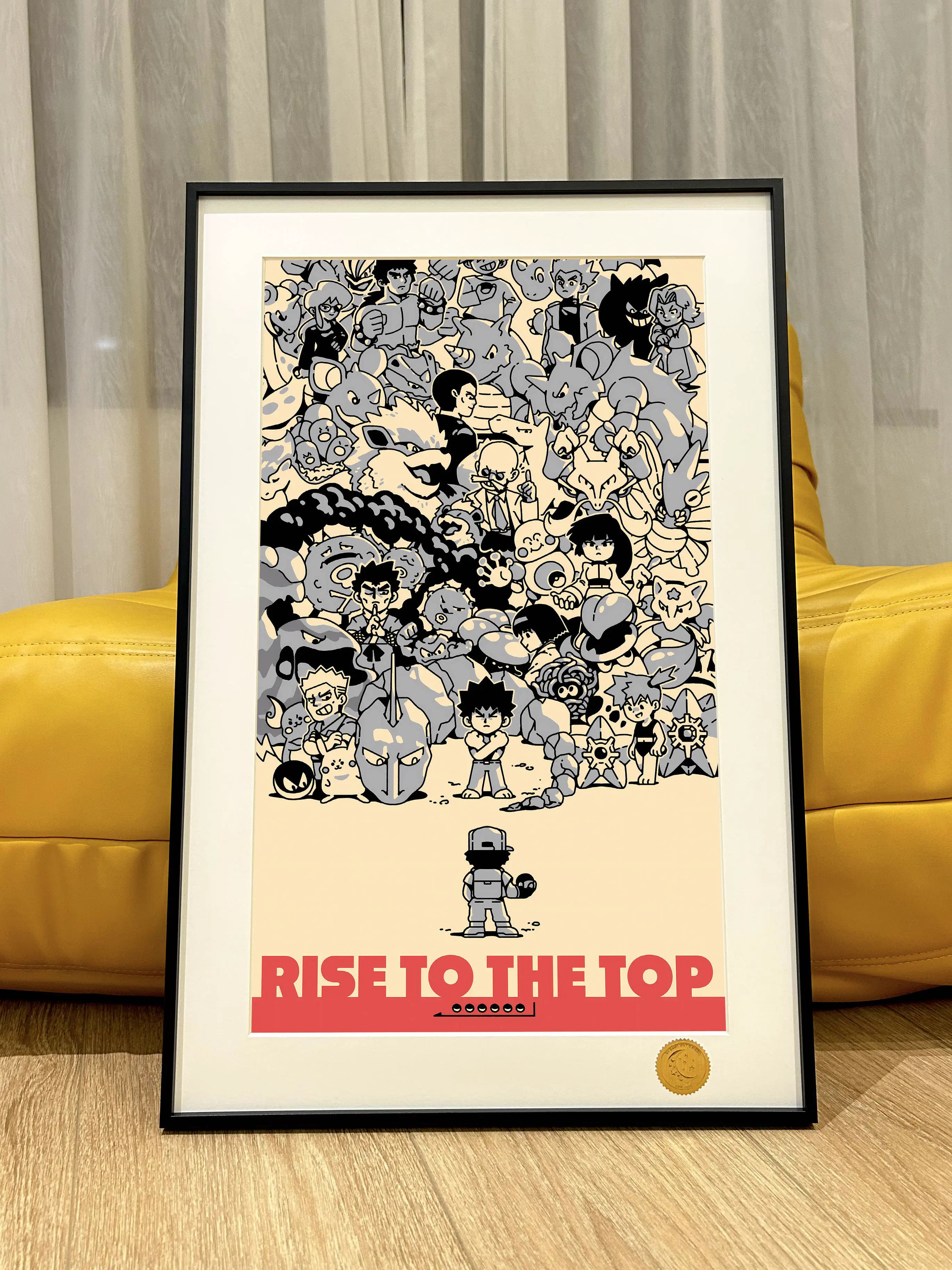 【Pre-sale】Decorative Painting of Rise to the Top-Pokemon-XingKong Studio