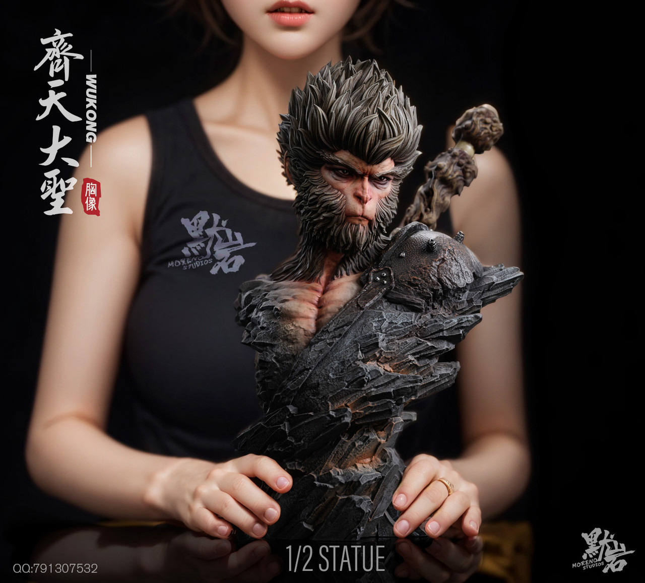 【Pre-sale】1/2 & 1/4 Scale Bust of Wukong-Black Myth: Wukong-MORENO Studio