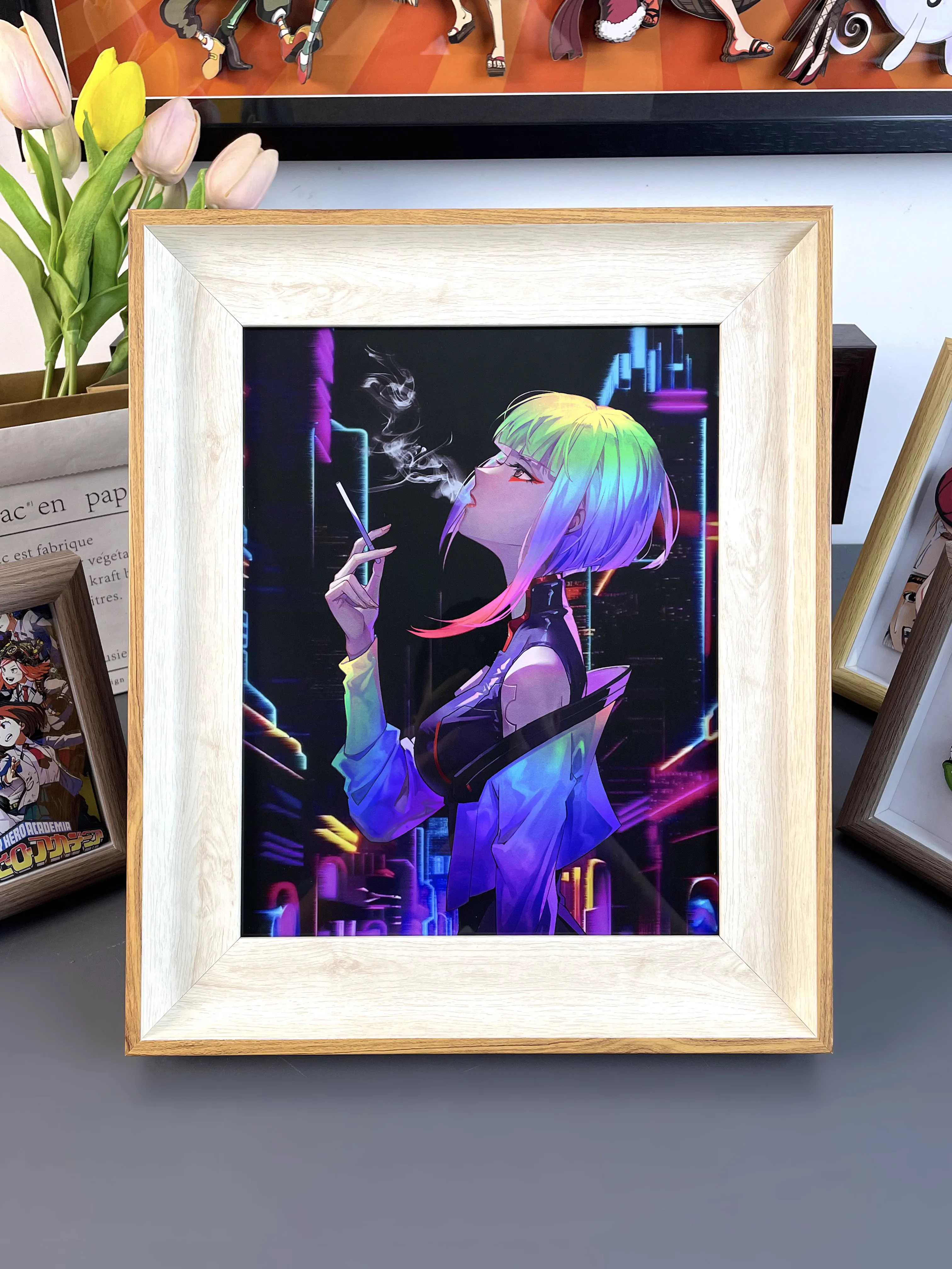 【In stock】Decorative Painting of Lucy-CYBERPUNK EDGERUNNERS-MOMO Studio