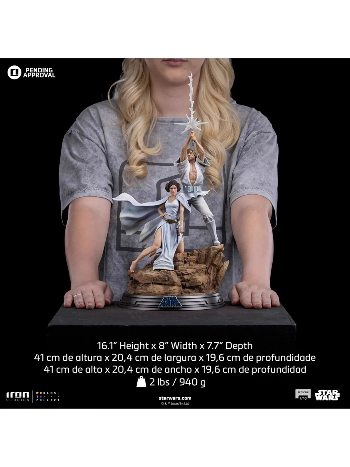 【Pre-sale】1/10 Scale Luc & Leia-Star Wars-Iron Studios