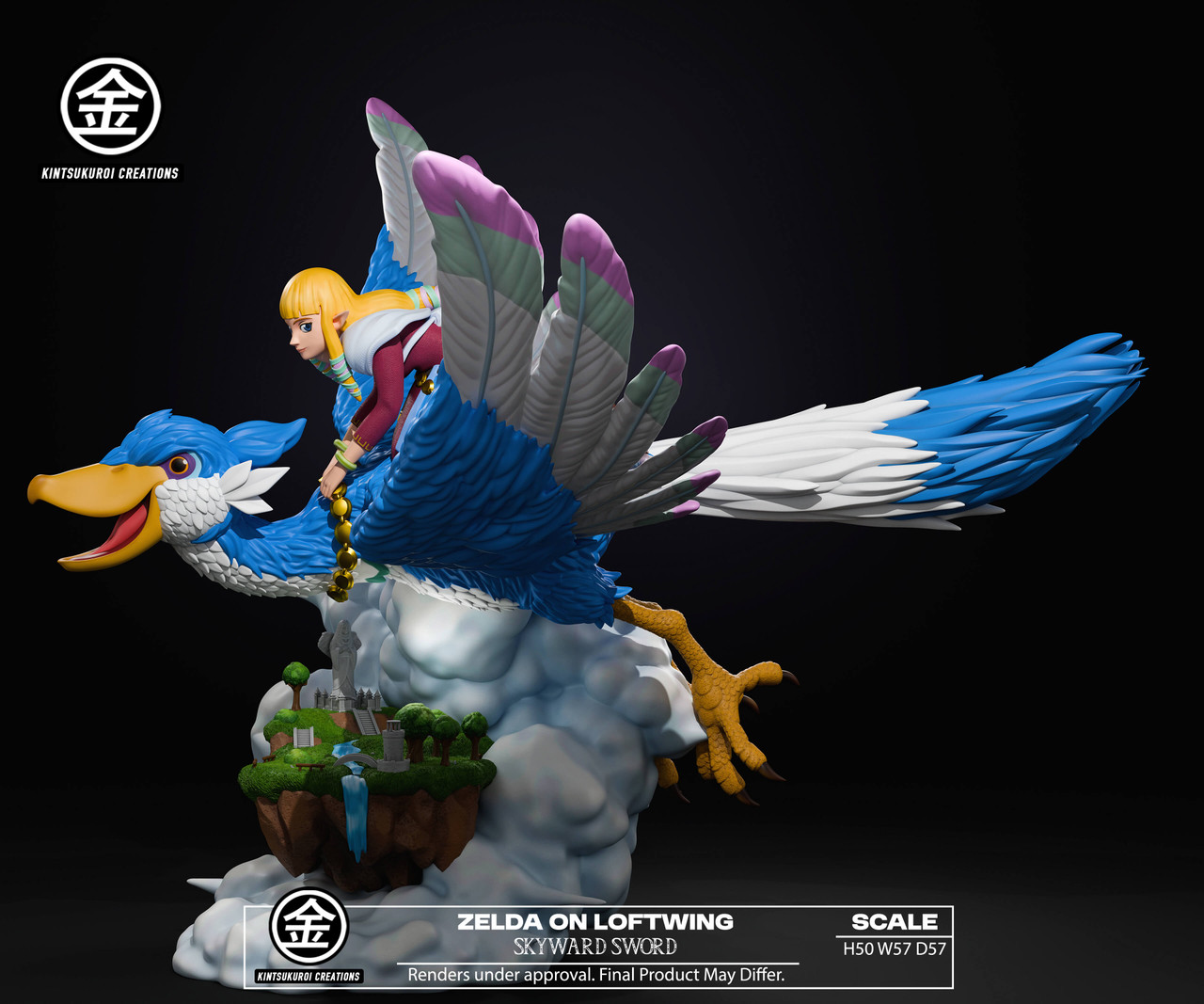 【Pre-sale】Zelda On Loftwing-The Legend of Zelda-Kintsukuroi Creations Studio