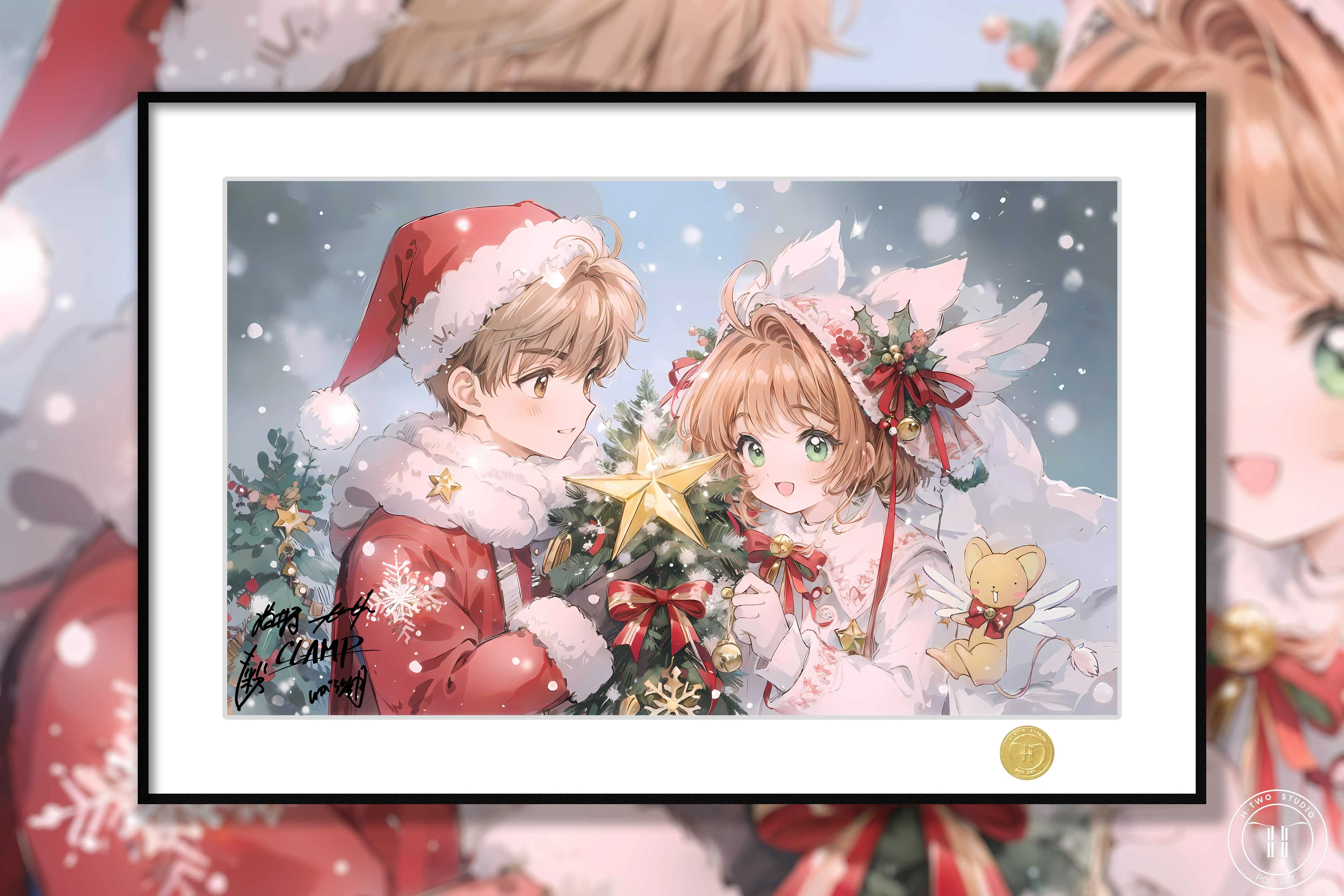 【Pre-sale】Decorative Painting of Christmas LI SYAORAN & Sakura-Card Captor Sakura-H2 Studio