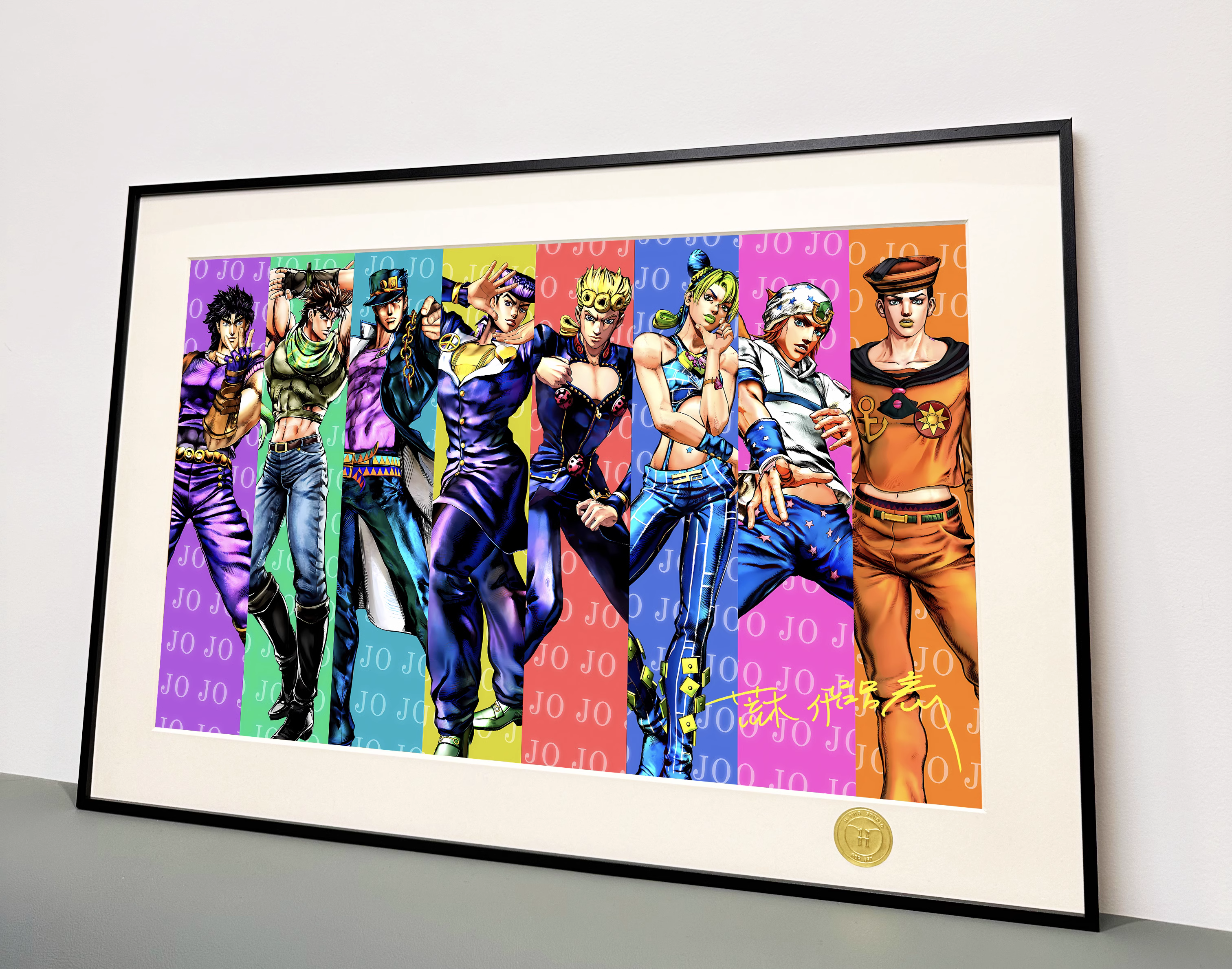 【Pre-sale】Decorative Painting of Seven Characters-JoJo's Bizarre Adventure-H2 Studio